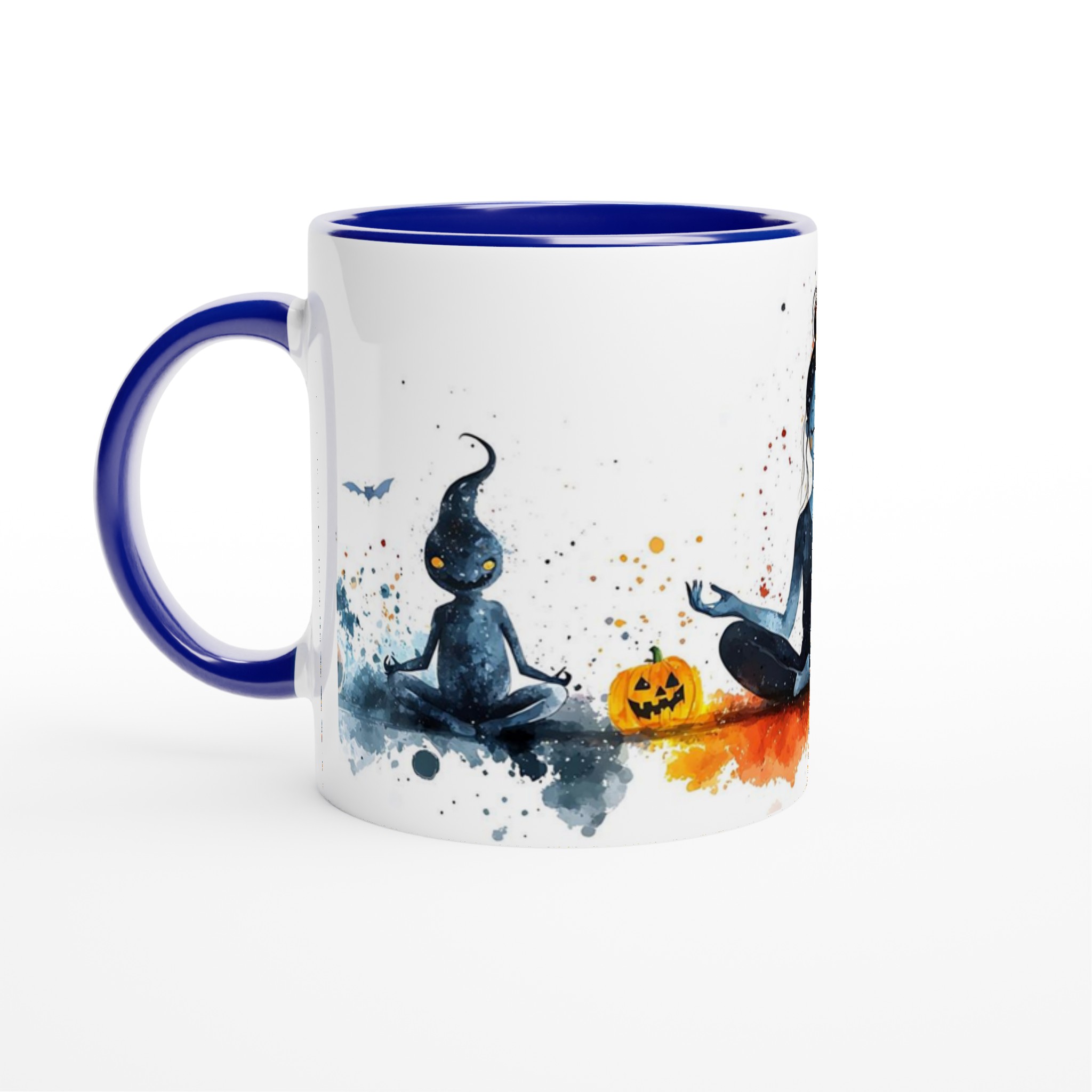 Zen Halloween Watercolour Mugg – Avkopplande Spöken & Pumpor i Din Favoritfärg! 2 f2026c4d-07f5-485e-a8b3-78cf35394888