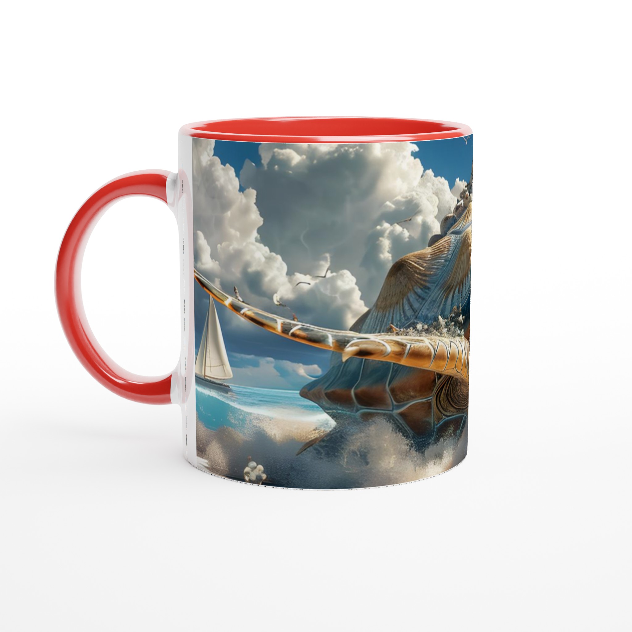 Oceanisk Havssköldpadda 11oz Keramisk Mugg – Dröm Dig Bort till Havet, Finns i Flera Färger 5 f22ef9ac-7d21-48fd-8418-78ca738ff79f