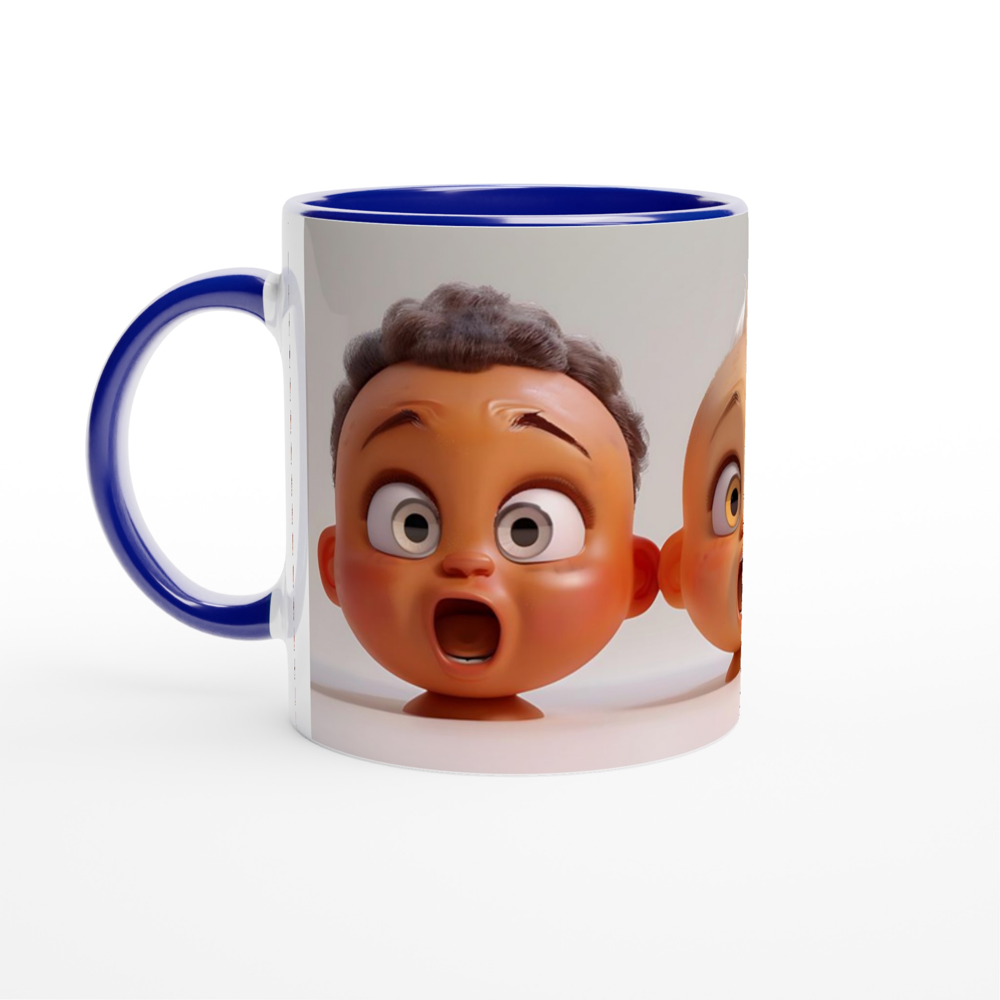 Förvånade Ansikten – 11oz Keramisk Mugg för Ditt Kaffeäventyr, i ditt val av sju livfulla färger! 2 f28ebb56-ec7b-4a9b-9b95-d3ed7d53c79f