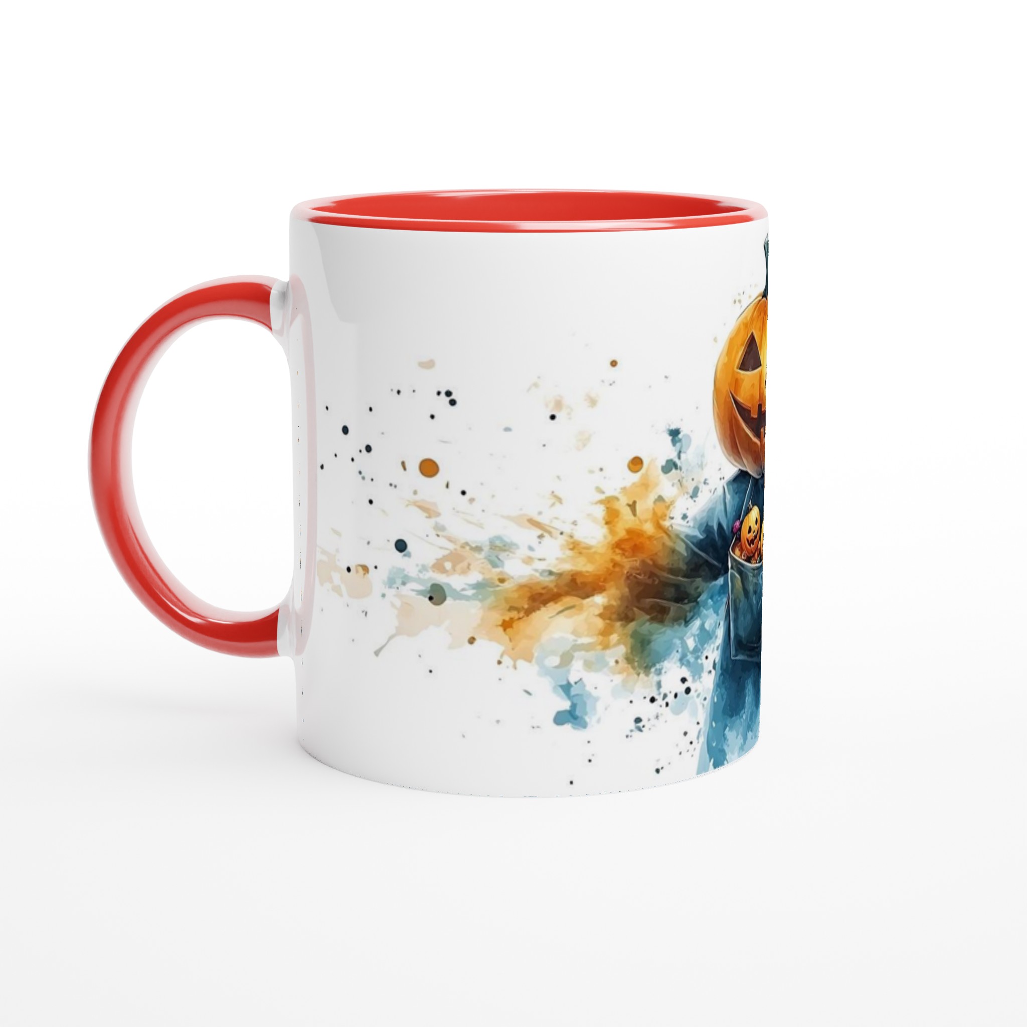 Glad Pumpa Halloween Mugg - Skrämmande Kul Keramikmugg i ditt Val av Färg 5 f29a82ab-a3b4-47e9-b7ca-66d137ccb4c3