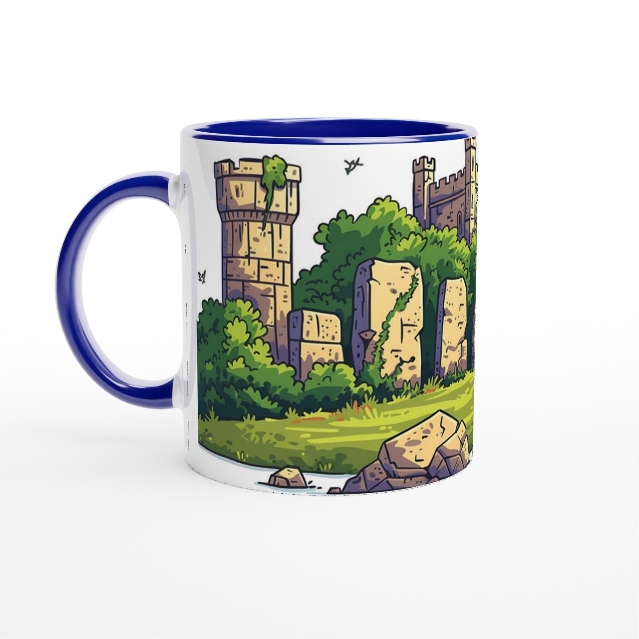 Mystisk slottsö Mugg - Fantasi & Äventyr Kaffemugg i ditt färgval 2 f29bb7c2-2288-4699-a8ef-18ec223e91b5