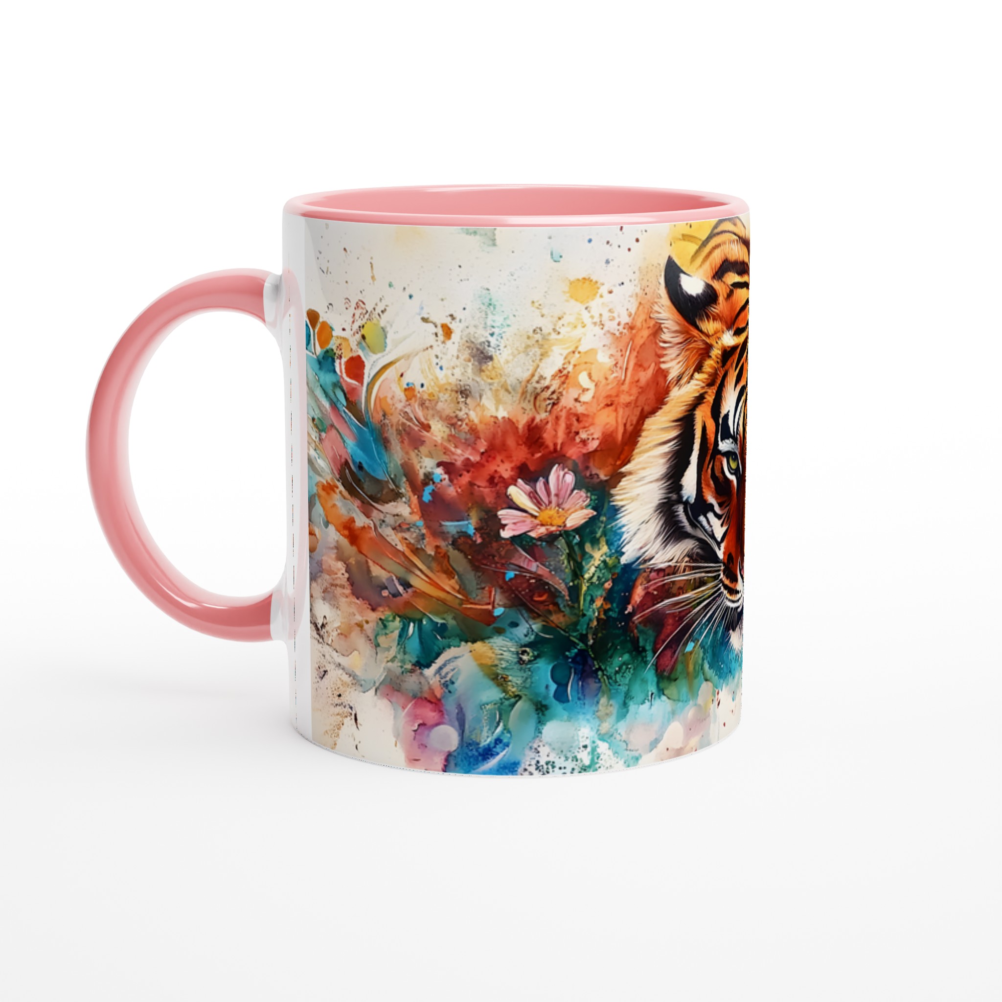 Abstrakt Akvarell Tiger Mugg – Vibrerande Konstmugg i Keramik, Välj Din Färg! 6 f2af2826-779c-4a5f-9cf0-4a15f2bc4546