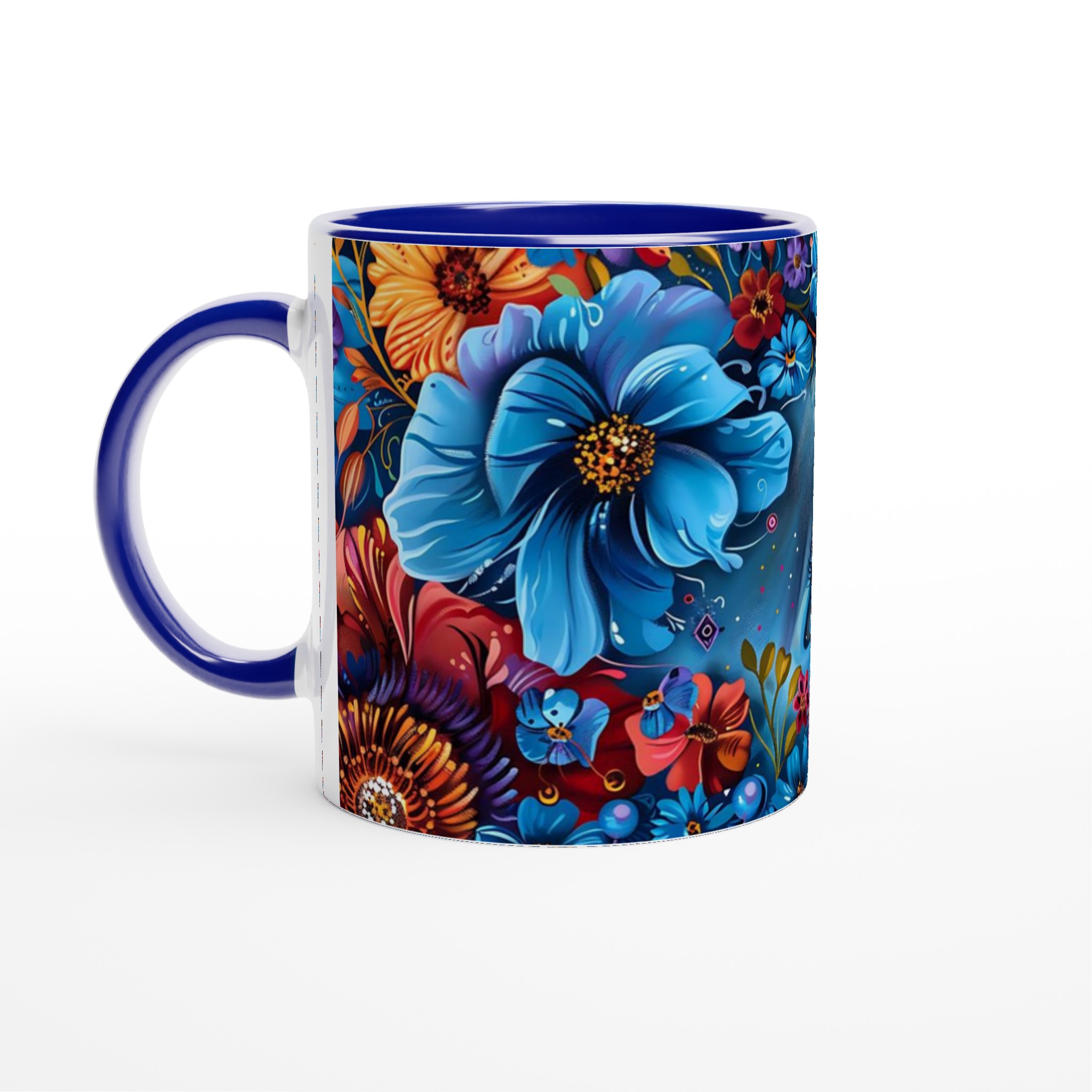 Magical Floral Eye Keramikmugg – En Konstnärlig Kaffestund i Levande Färger, Välj bland 7 Livfulla Nyanser 2 f2c37ba4-cbef-4b28-b772-e7b16886f9a2