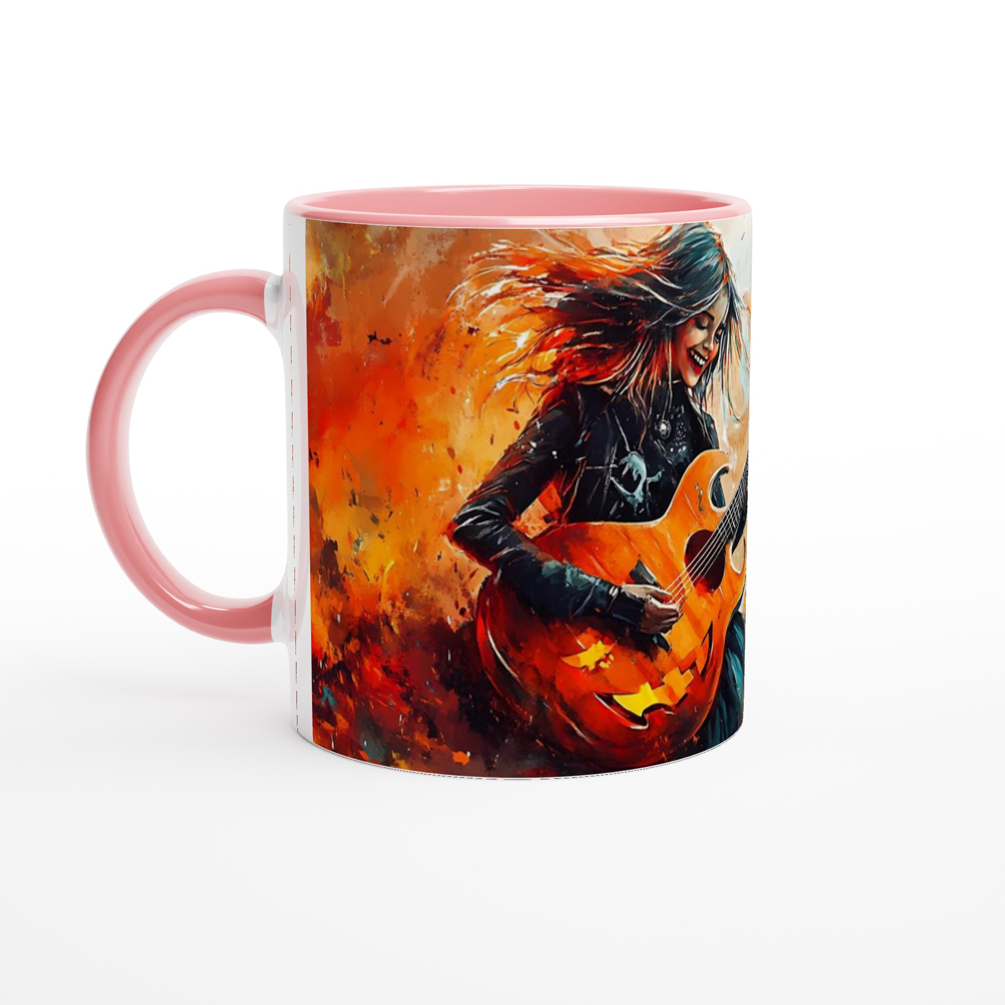 Rock On: Halloween Gitarr Mugg – Levande Design & Hållbar Keramik i Valfri Färg! 6 f2d96143-6844-4733-a82f-e42cc16575c1