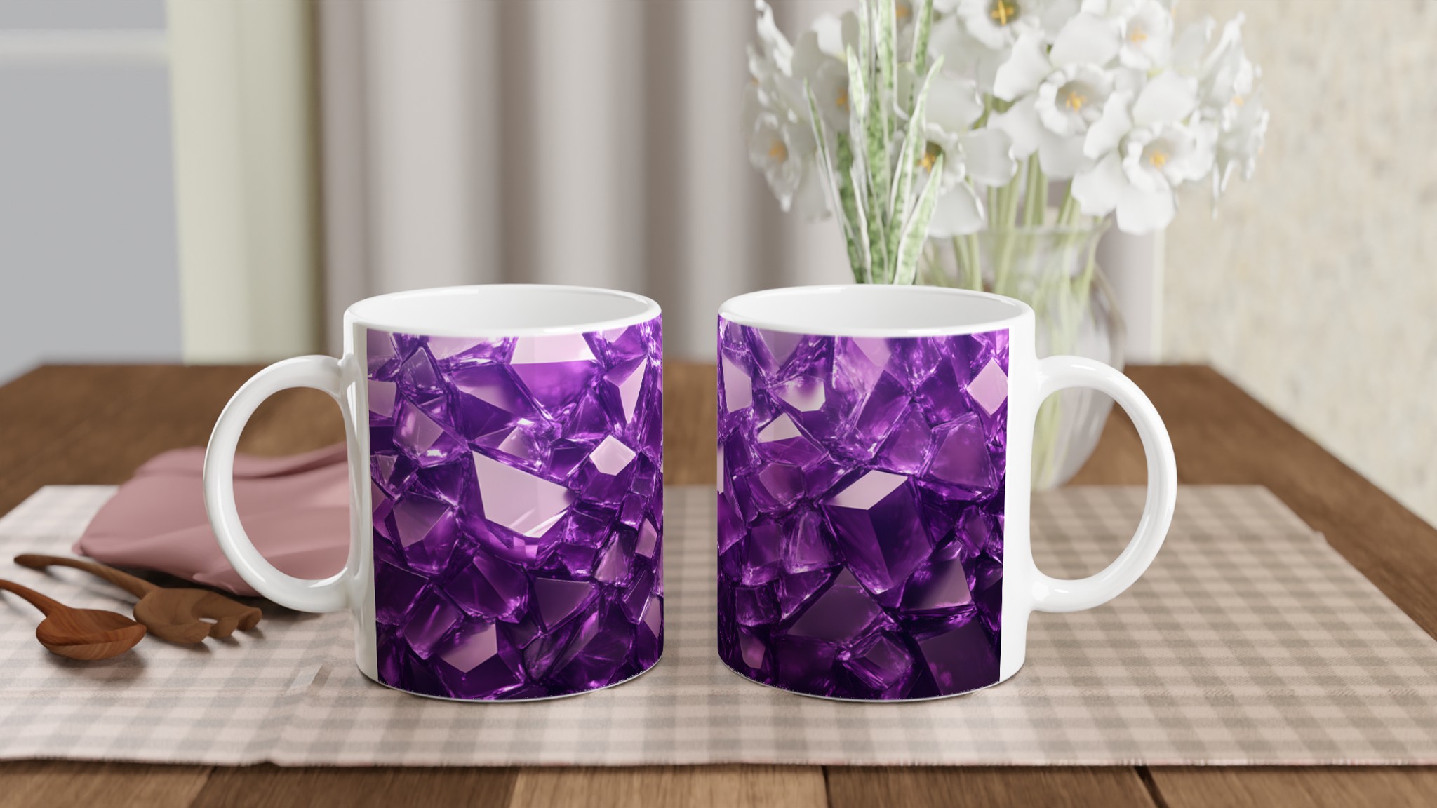 Glänsande Keramikmugg i Amethystlila – 11oz Favorit för Kaffe & Te i 7 Fängslande Färger! 11 f2ddb387-1564-4b13-b926-460b1e85a36b