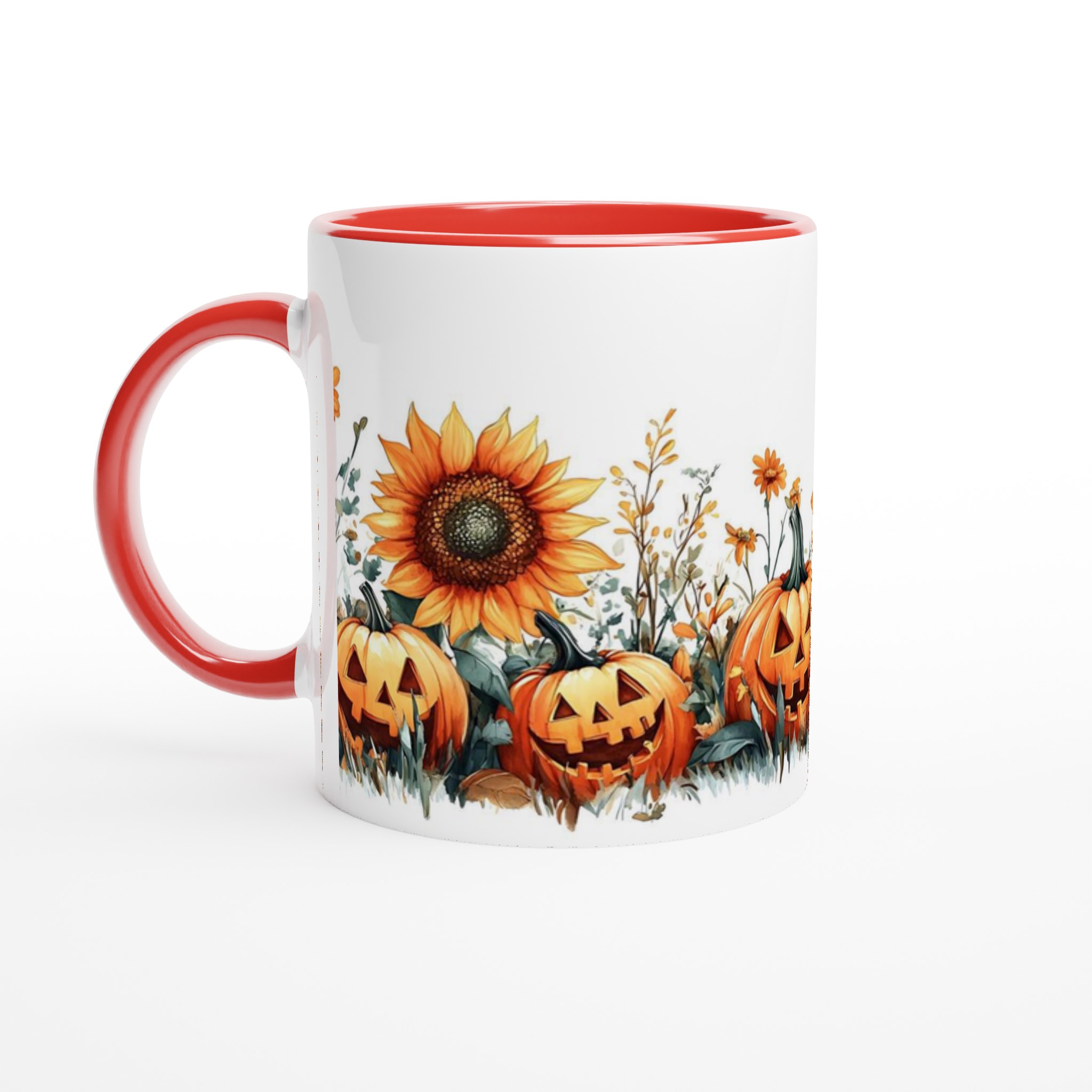 Mysig Halloween Mugg – Pumpor & Solrosor i Vattenfärg | Välj din favoritfärg! 5 f32aa27f-256f-41dc-9f36-288f9fb05056