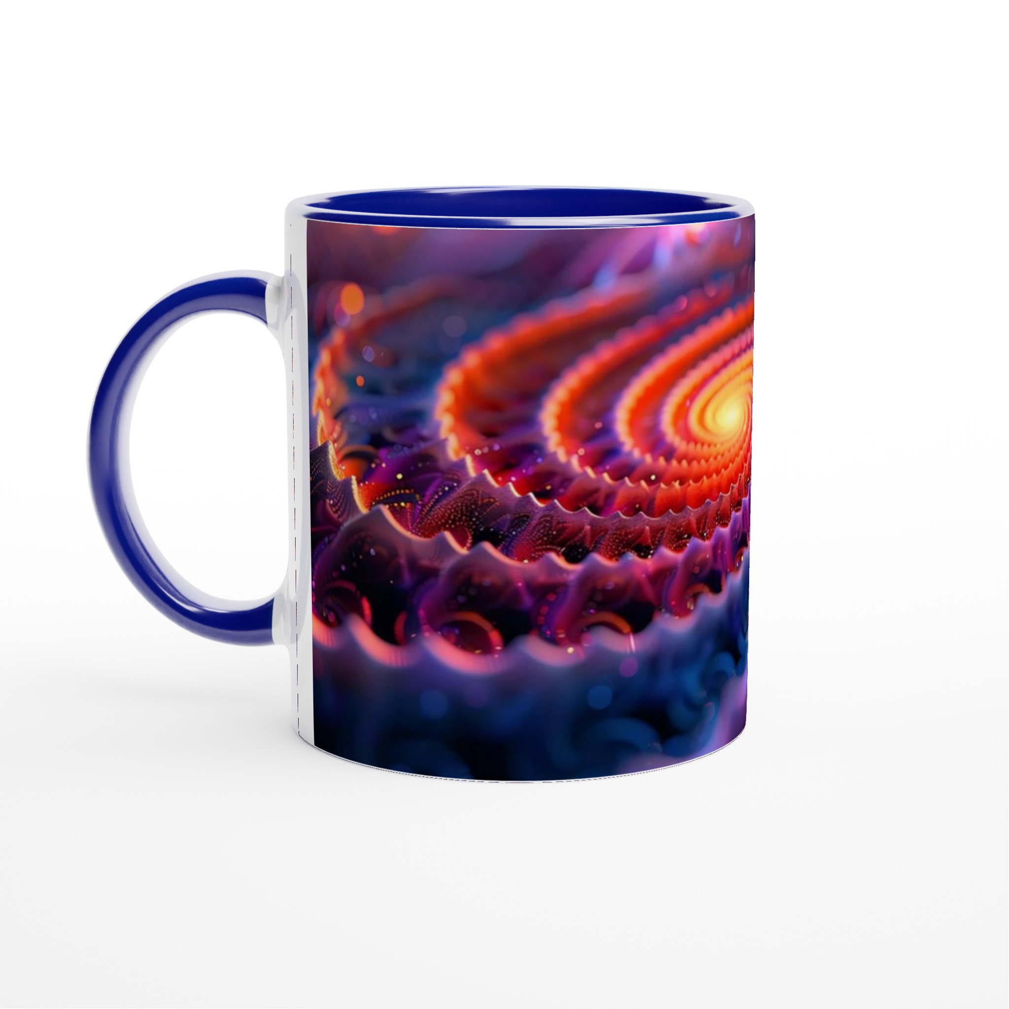 Kosmisk Spiral Mugg – Vibrerande Abstrakt Konst på 11oz Keramik, Välj Din Färg! 2 f33bb162-aea8-454c-8611-43d912ae5fec