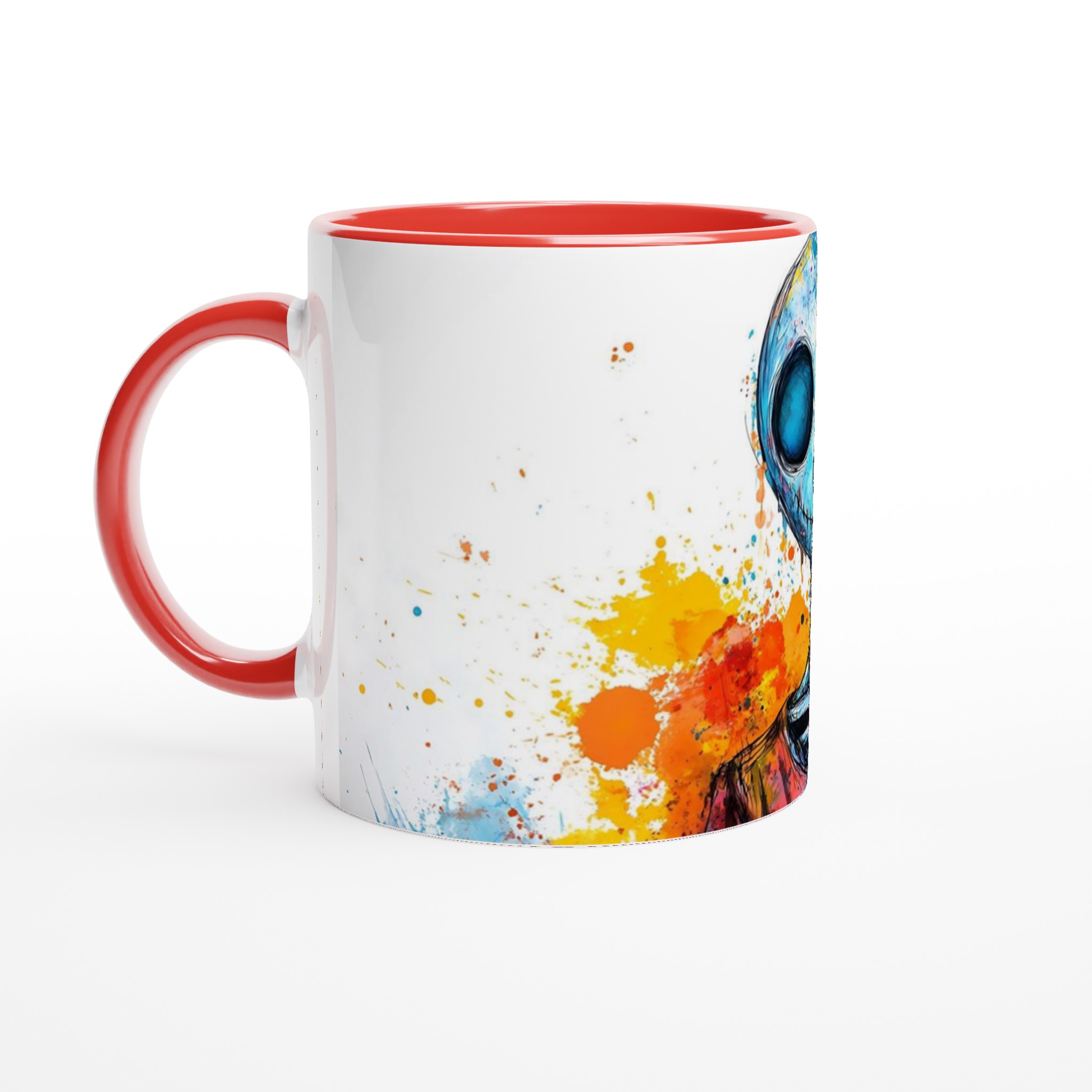 Färgsprakande Skelett Mugg - Unik Keramikmugg för kaffe, te & kreativitet 5 f343c0d7-fe43-49cf-956d-bab33f8c306c