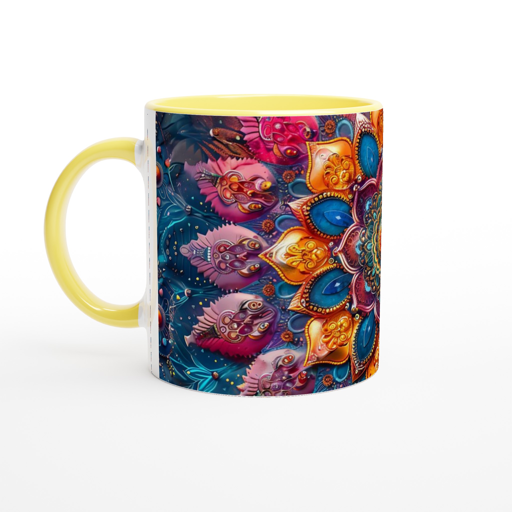 Mandala Magisk 11oz Keramikmugg – En Explosion av Färg & Mönster för Din Favoritdryck! 3 f350b979-5e0d-46ba-8716-c2f4bccd0efc