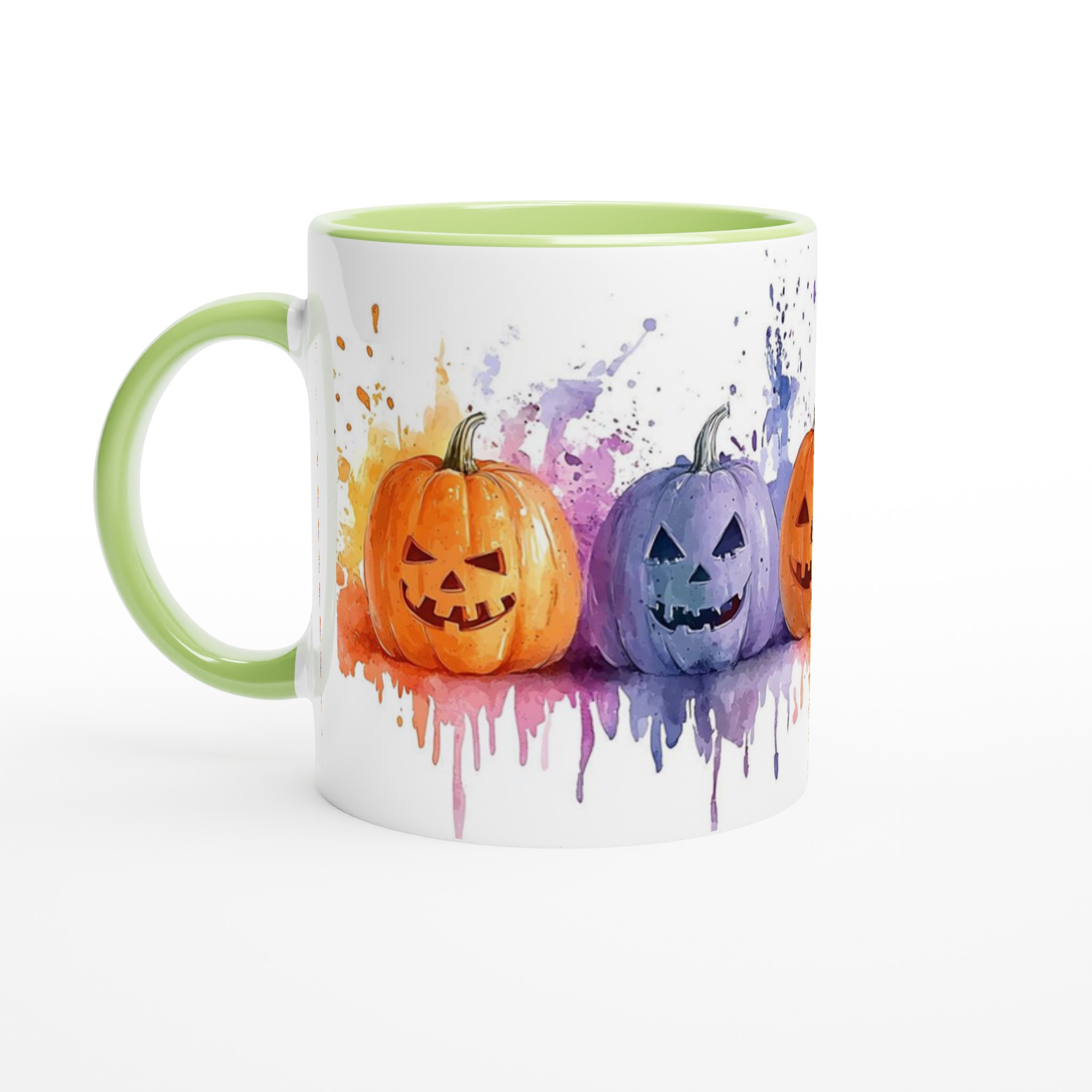 Färgsprakande Halloween Pumpa Mugg – Personlig Keramikmugg i 7 Livfulla Färger 7 f39498b3-64d9-4d84-b80d-4dd5629a5fca