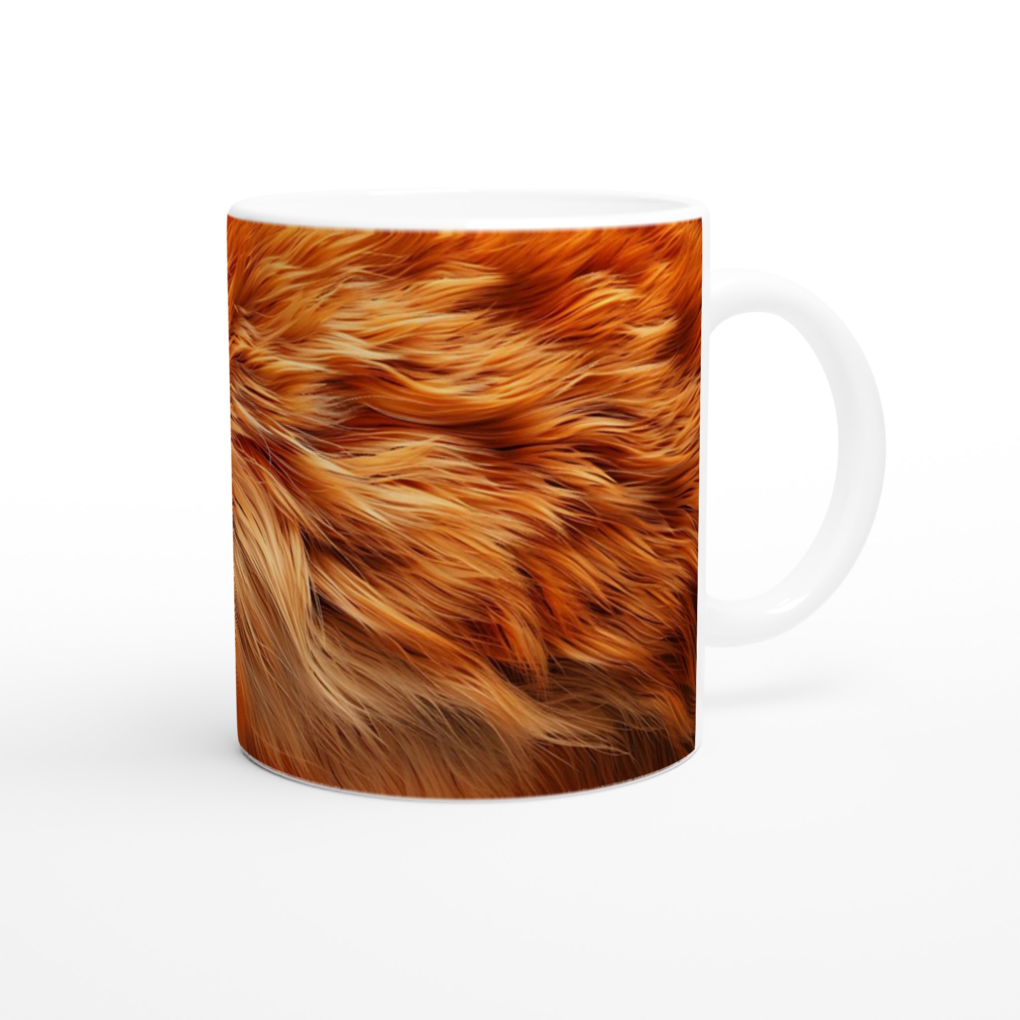 Vit 11oz Keramisk Mugg med Värmande Eldröda Nyansval 9 f3d1ba46-23f1-48d1-b106-78097c5a71e6