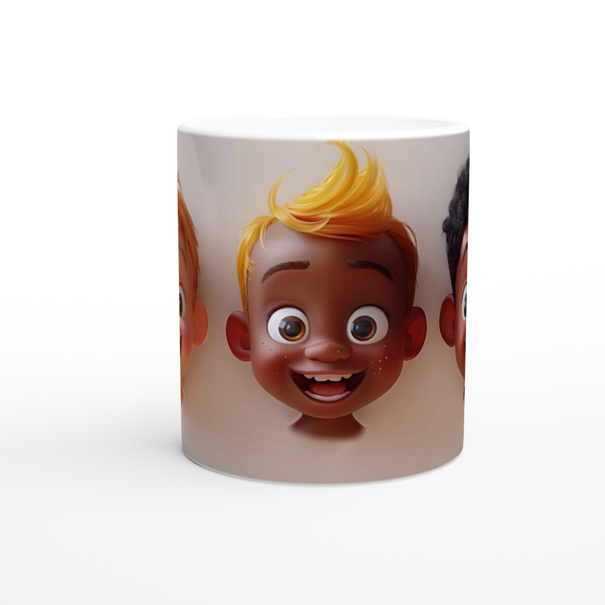 Lekfulla Barnansikten Keramisk Mugg - Din Favoritdryck i Glada Färger! 10 f41712c3-819a-45d7-b23b-352a40648b91
