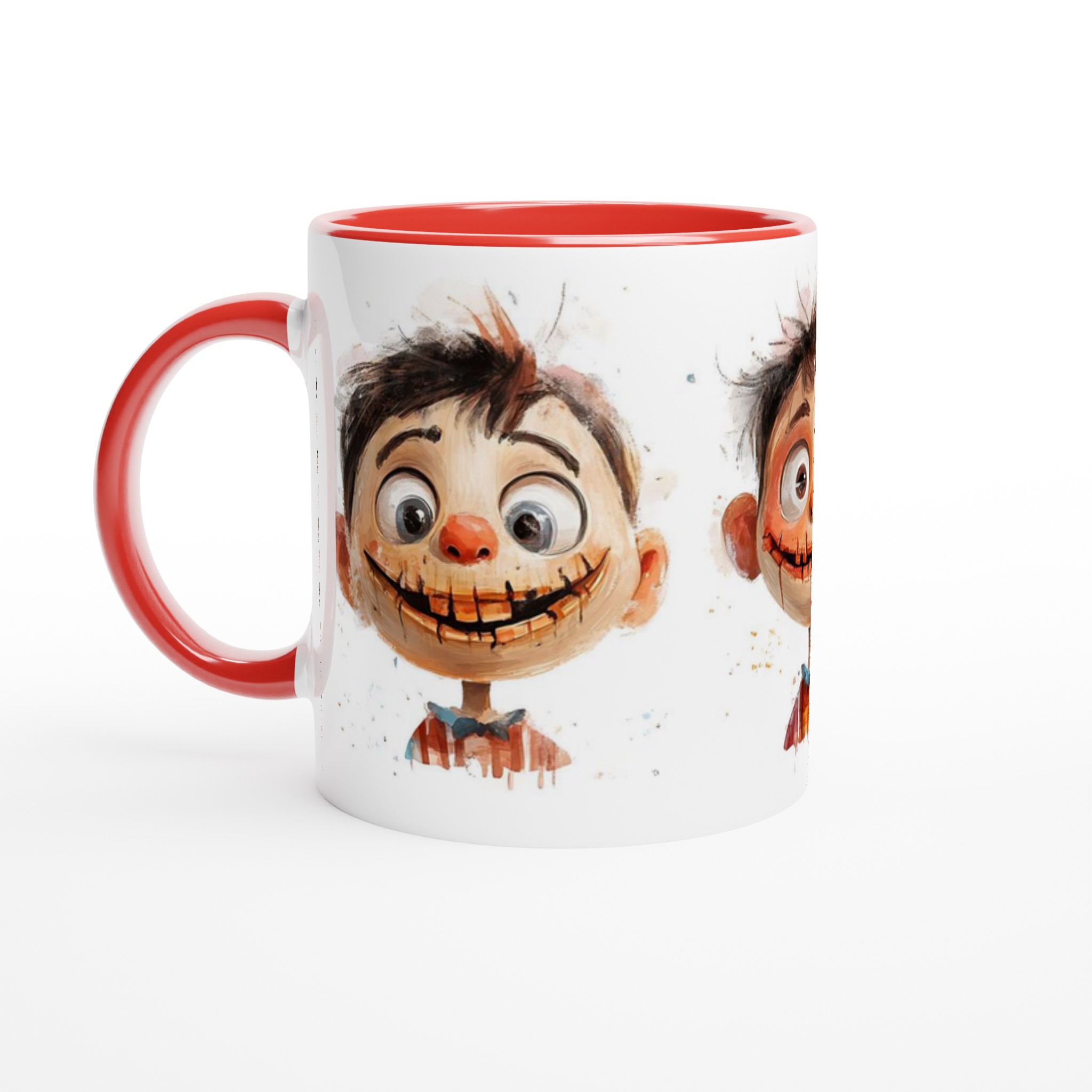 Lekfulla Monster Mugg – Vit 11oz Keramisk Mugg med Charmiga Akvarellkaraktärer 5 f437d13a-bf40-4f3f-8560-041b38d4fbf1