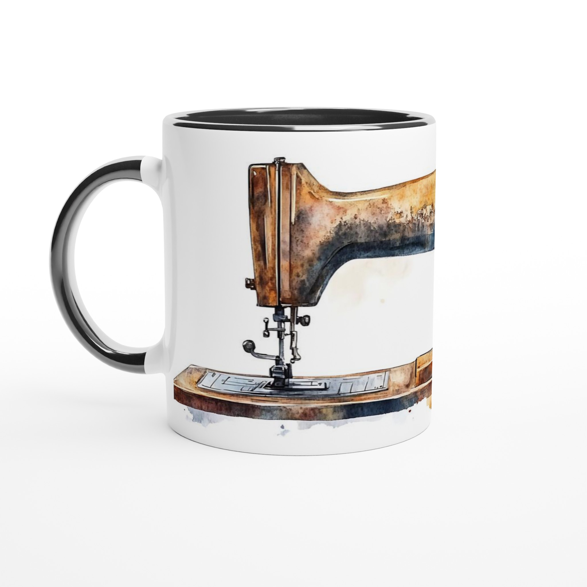 Vit 11oz keramisk mugg med vintage industrikänsla – välj bland sju livfulla färger 4 f437f2b6-5422-4b8a-a222-9f58fd798103