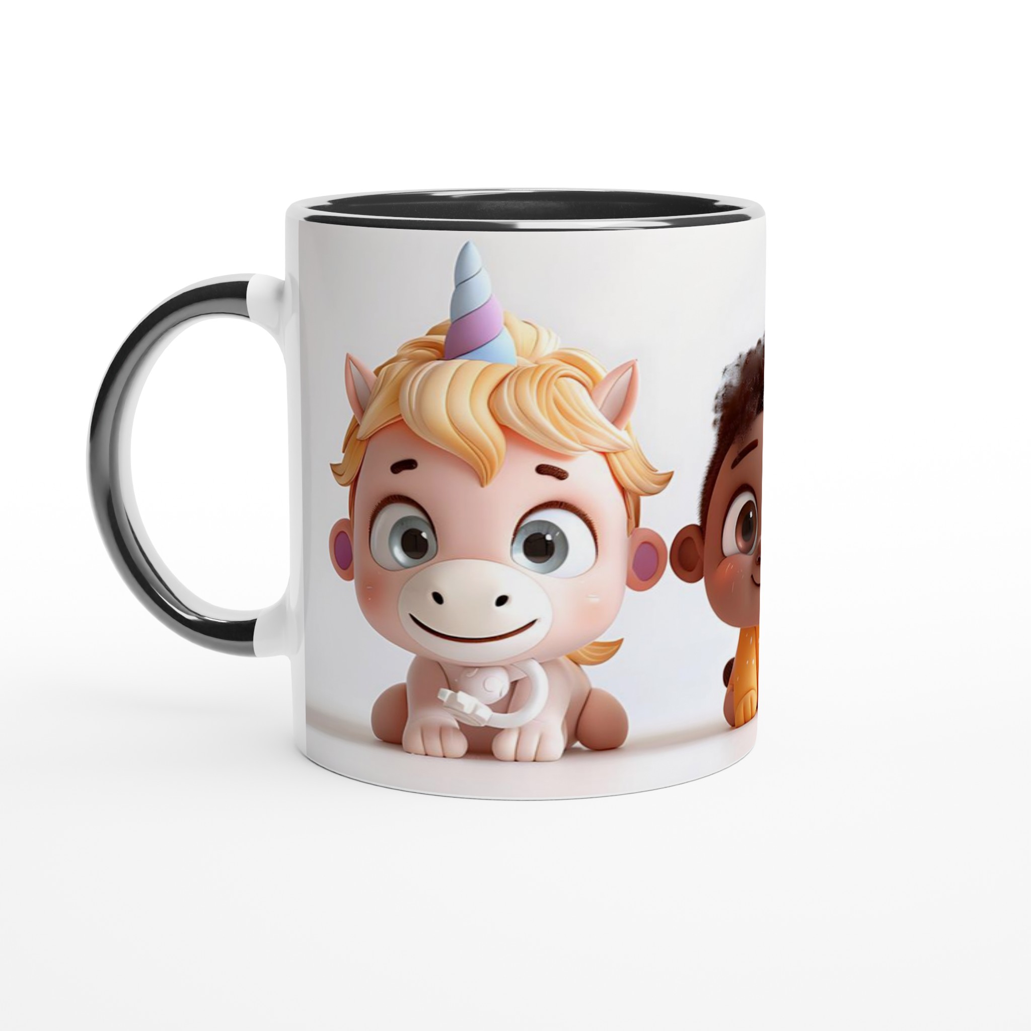 Söta Vänner Keramikmugg - Unicorn, Baby & Lejon Design | 11oz Presentmugg i Valfri Färg 4 f4474910-fc7a-4e06-970a-3000bf745624