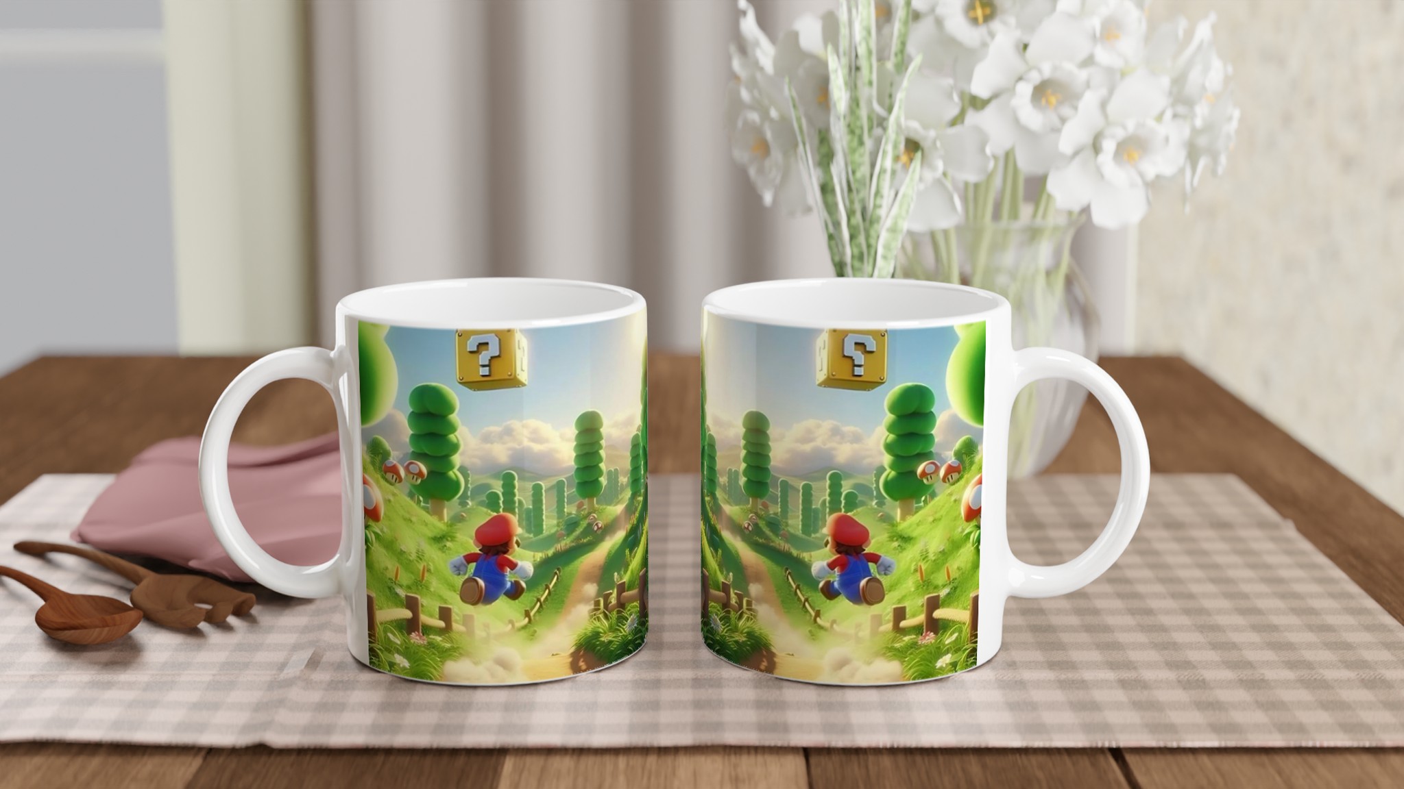 Vit 11oz keramisk mugg med spelinspirerad design i sju livfulla färger 10 f46dafd1-3ea1-47bc-bfeb-b9a439507aa7