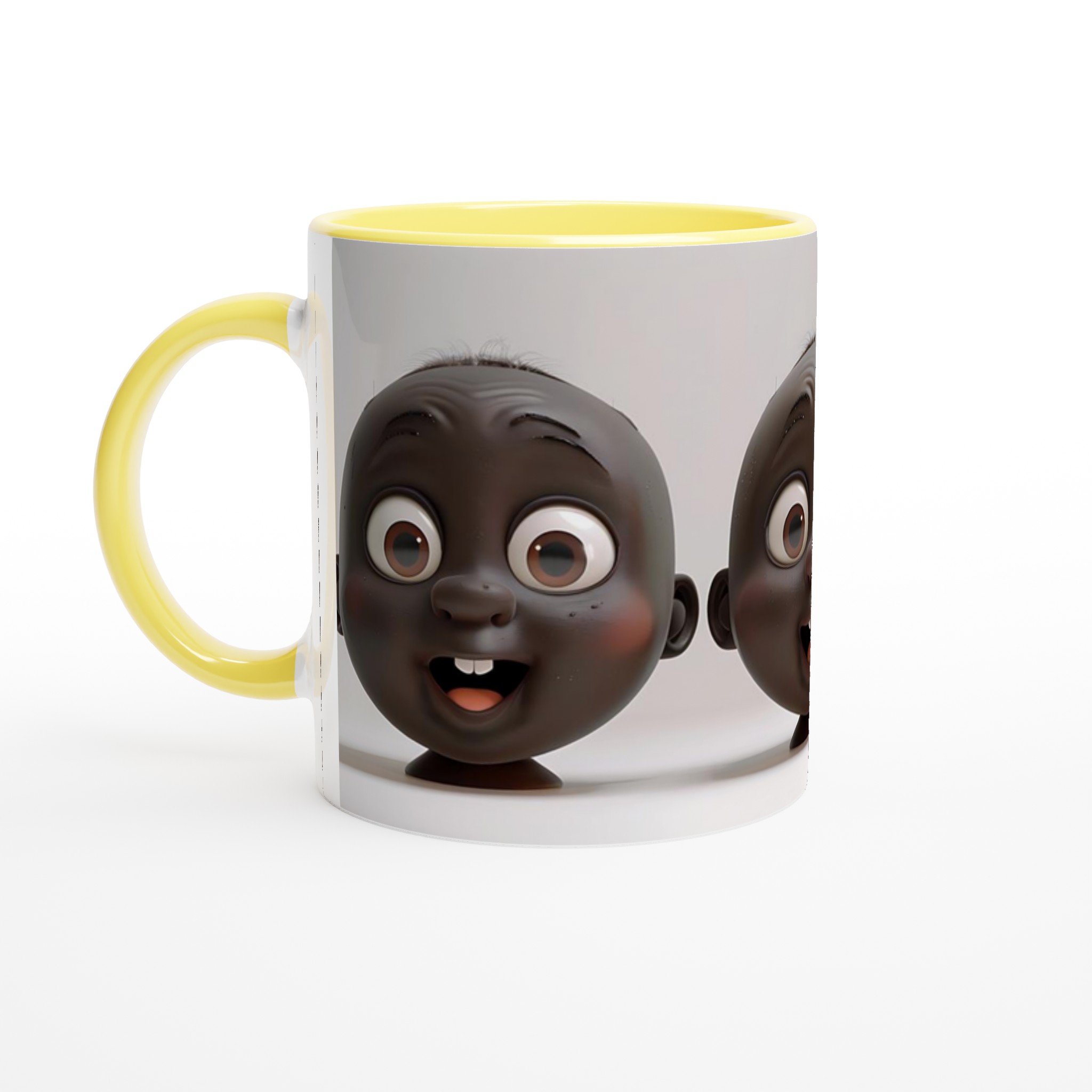 Glada "Baby Face" Keramisk Mugg - Välj bland 7 Livfulla Färger för Din Perfekta Kaffestund 3 f480edf2-c80a-4467-ac8d-3def9421ddf1