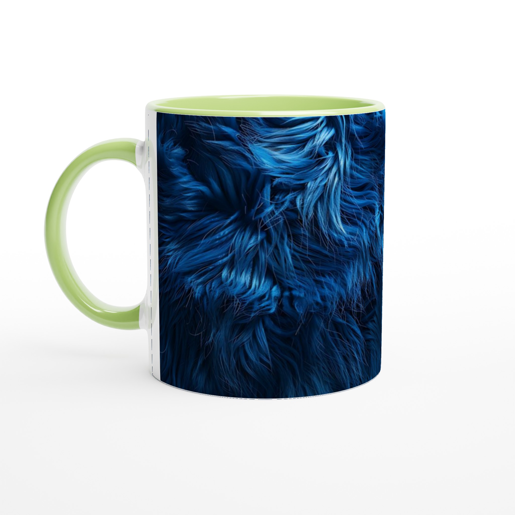 Elegant Vit 11oz Keramisk Mugg med Djupblå Designer i Sju Färger 7 f4ae5cfd-767b-488b-b90a-7838cc00ee58