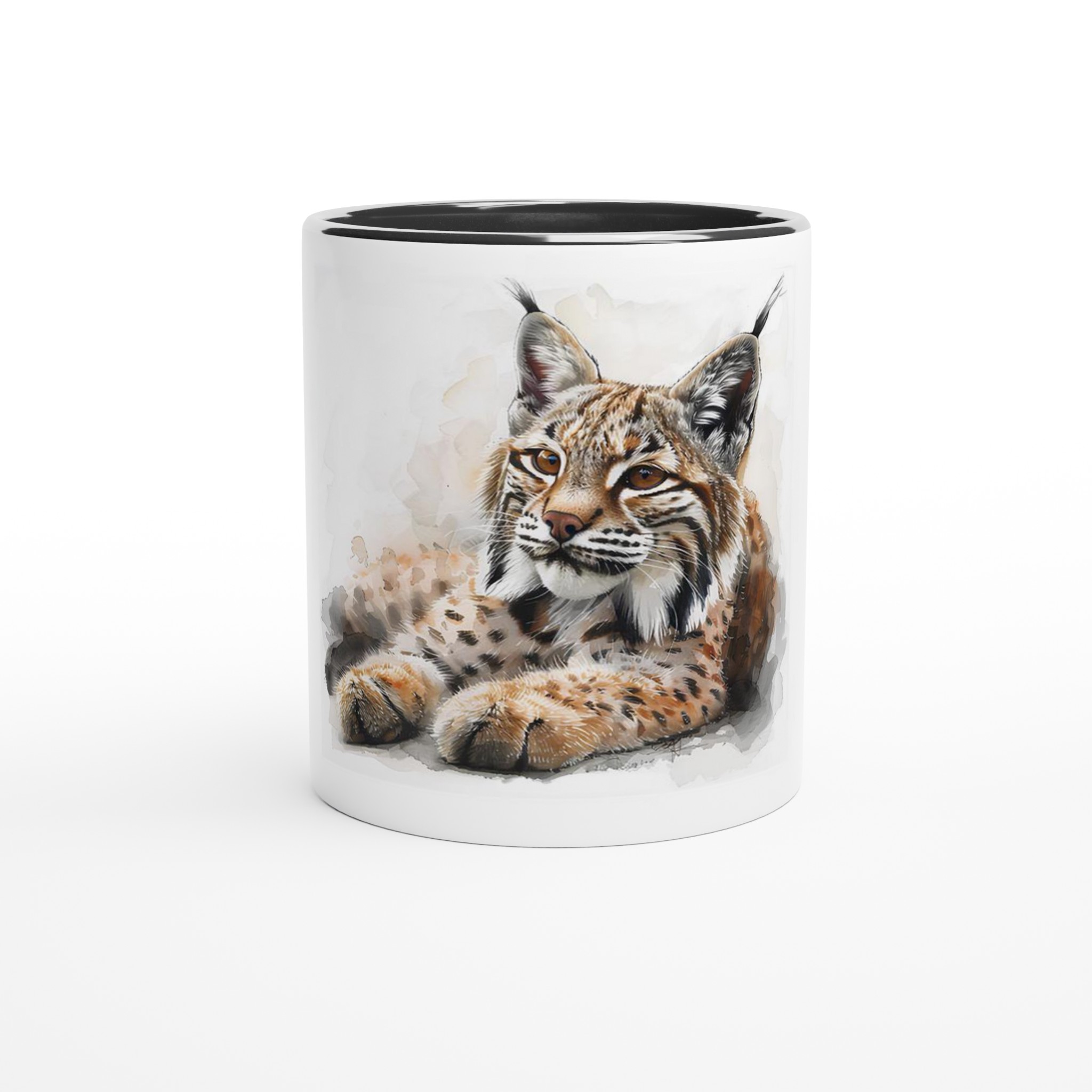 Vacker "Vild Lodjur" 11oz Keramisk Mugg – Färgad insida & handtag i ditt val av 6 djärva nyanser 6 f4c52f89-eb8d-4bb7-9f25-bdf155b15d14