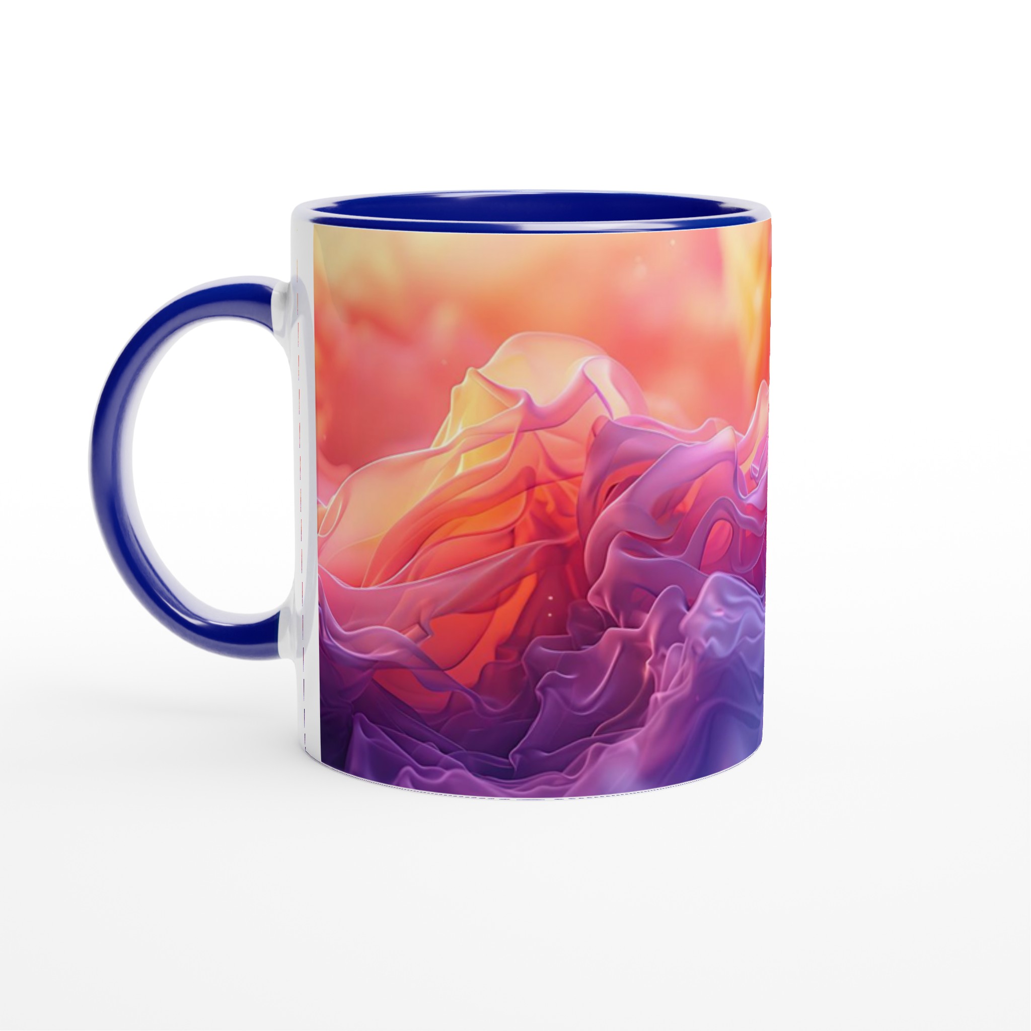 Abstrakt Färgprakt 11oz Keramisk Mugg – Drick med Stil i Varmrosa & Lila Nyanser 2 f4c673d9-fcbb-40c4-aea4-3b648b85fa63