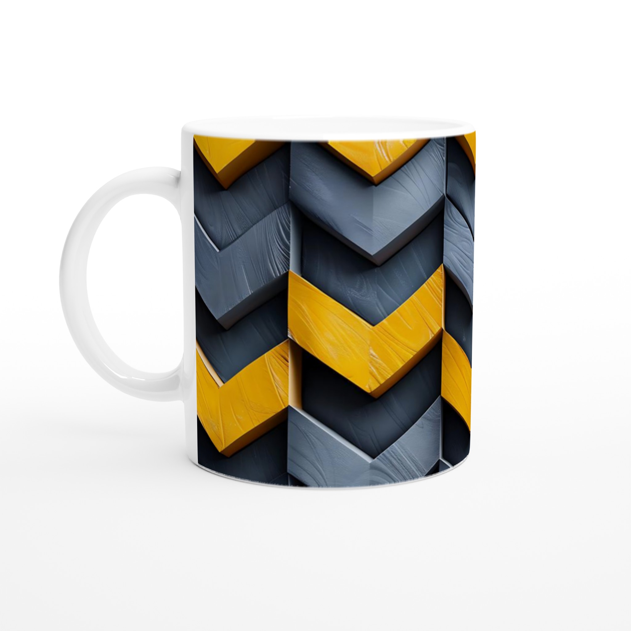 Abstrakt Chevron Mugg - Moderna Linjer och Levande Färgval 1 f4d1c590-cd7a-451e-b4cf-a479c0d4908d