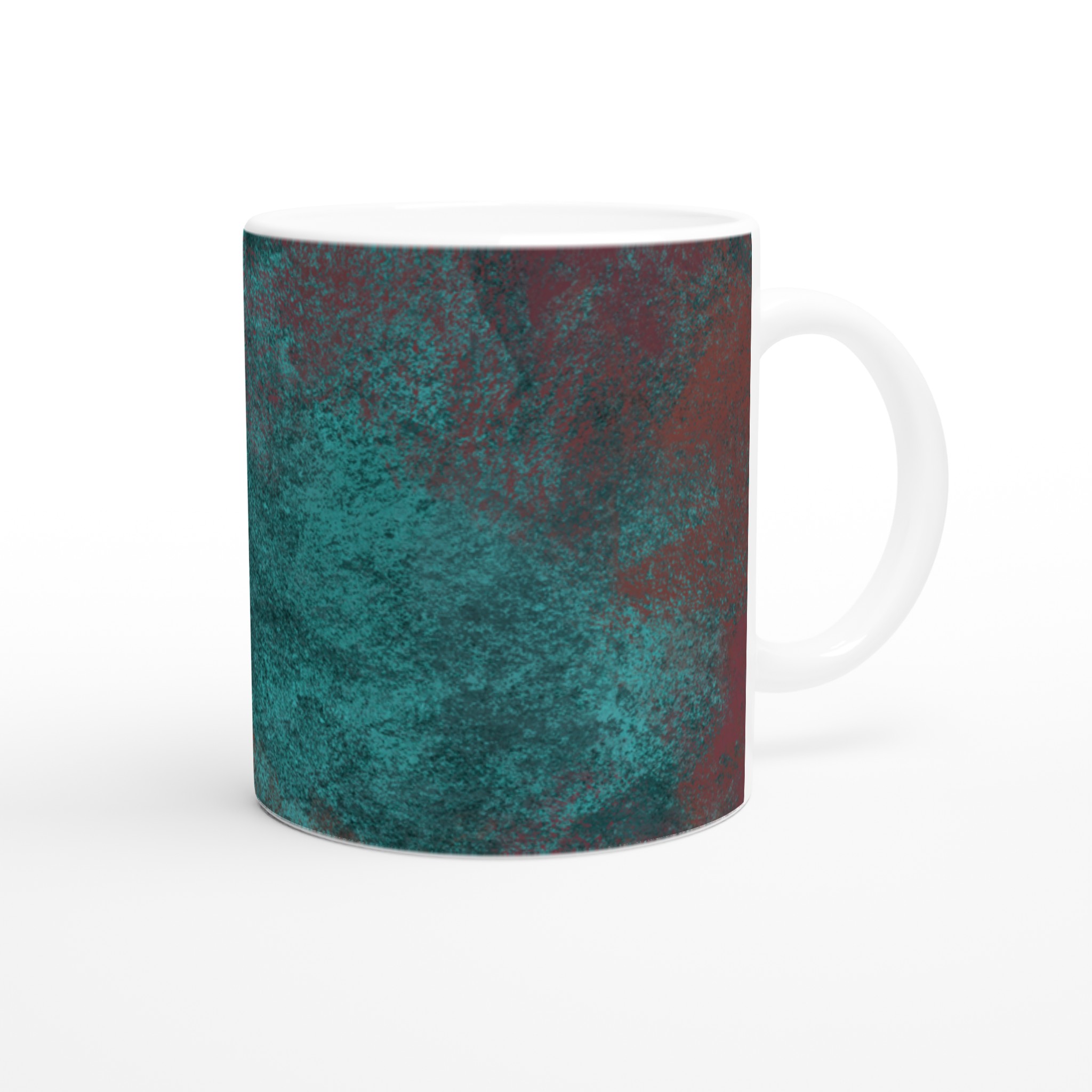 Vit 11oz Keramisk Mugg med Konstnärlig Abstrakt Design i Flera Färger 9 f4d50cbe-2547-44a7-b7b8-dc49e2b0e81e