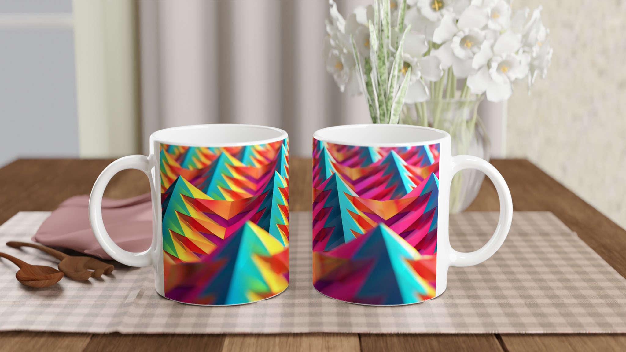 Abstrakt Mosaik 11oz Keramikmugg – En Färgexplosion för Din Kaffestund 10 f4f8d5bd-dbea-4984-9400-b0892d477496