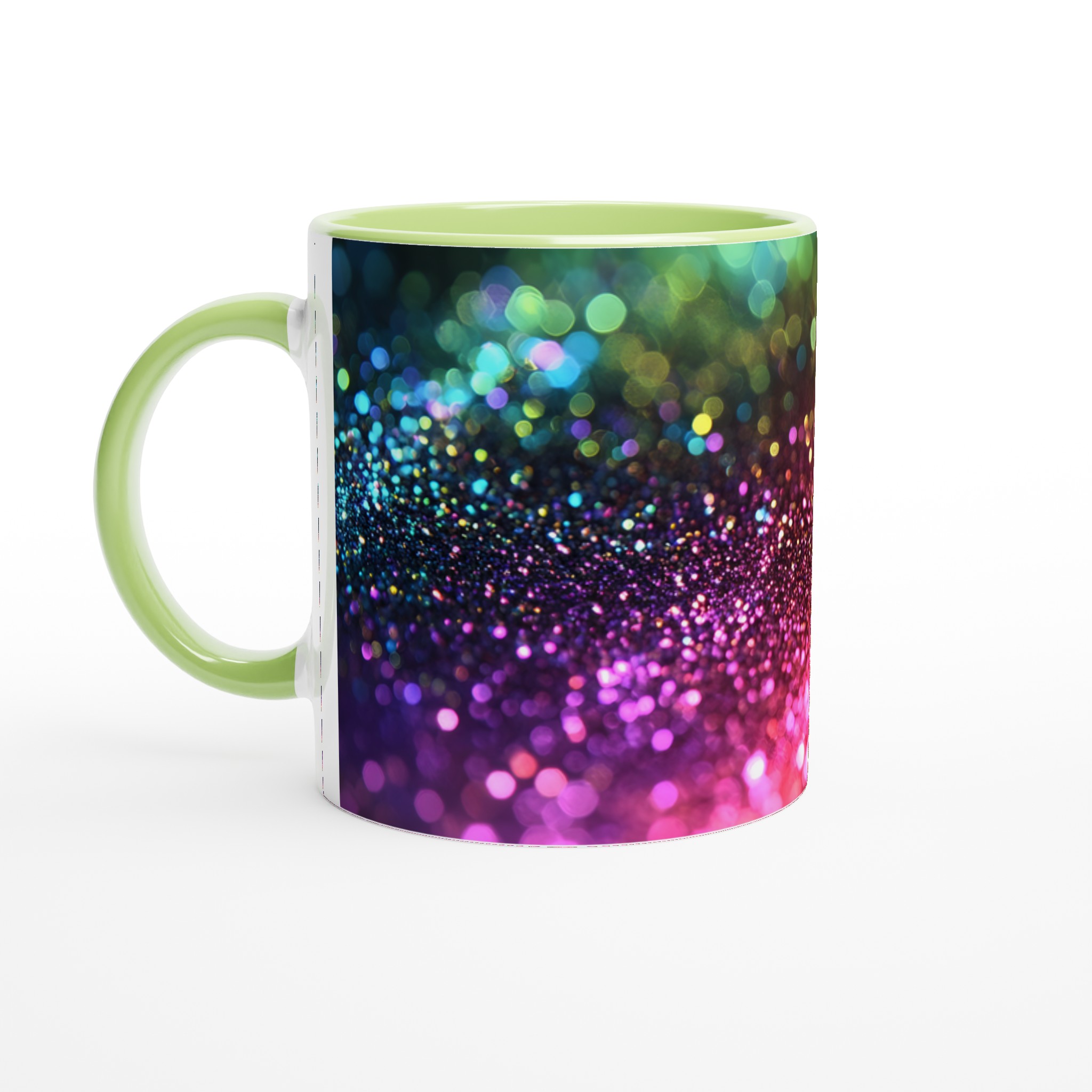 Glittrande Regnbågs Keramikmugg - 11oz Favoritmugg i Valfri Färg! 7 f4ff51e6-02b8-484b-9e2d-44dd57aefa2f
