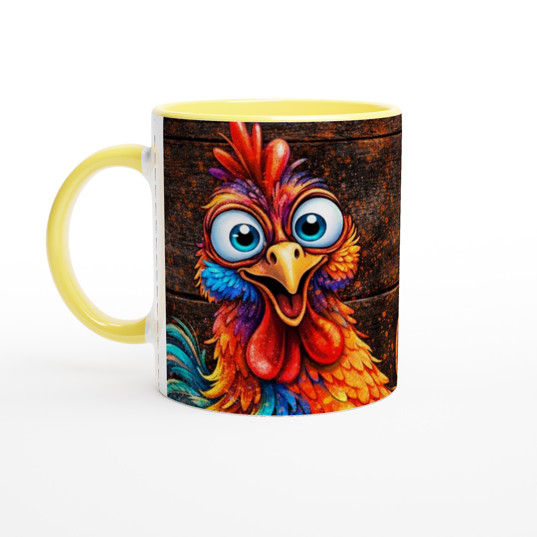 Vit 11oz keramisk mugg med färgstarkt 'Not Today Clucker'-motiv i din favoritfärg 3 f52235aa-0535-46e2-b2cc-f086b90f8797