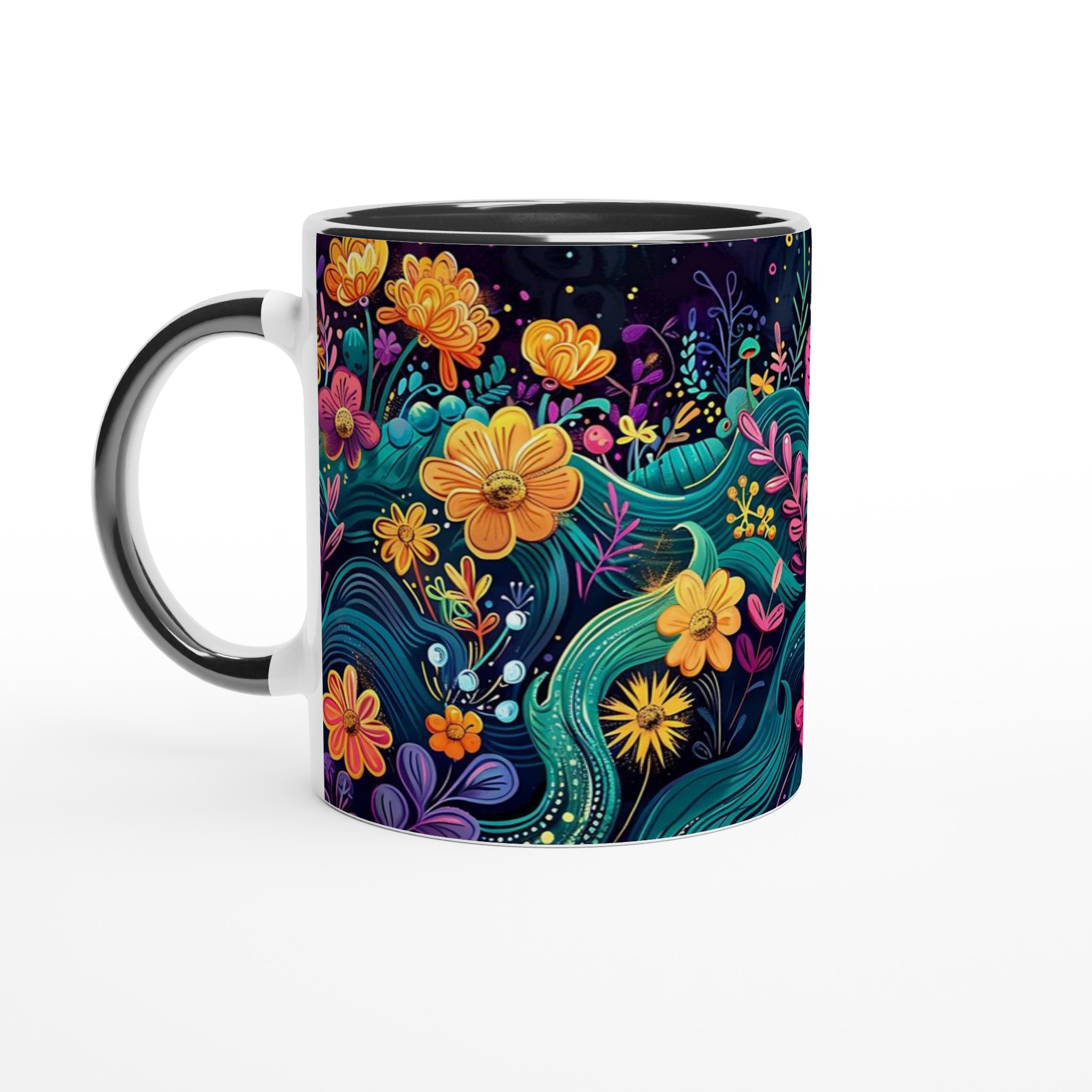 Färgsprakande Blomstermugg – En Konstnärlig Kaffekopp för Dig som Älskar Glädje och Färg 4 f560d5de-a5c7-49be-a3ac-44b6958fcebe