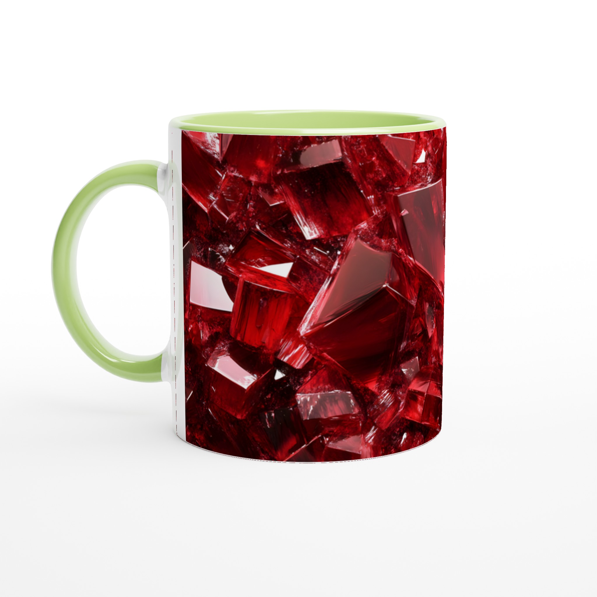 Rubinröd Kristallmugg – 11oz Keramisk Kaffekopp i Valfri Färg, Hållbar Design för Vardagslyx 7 f58742fa-2b4e-4def-8ecb-64479fb2b742