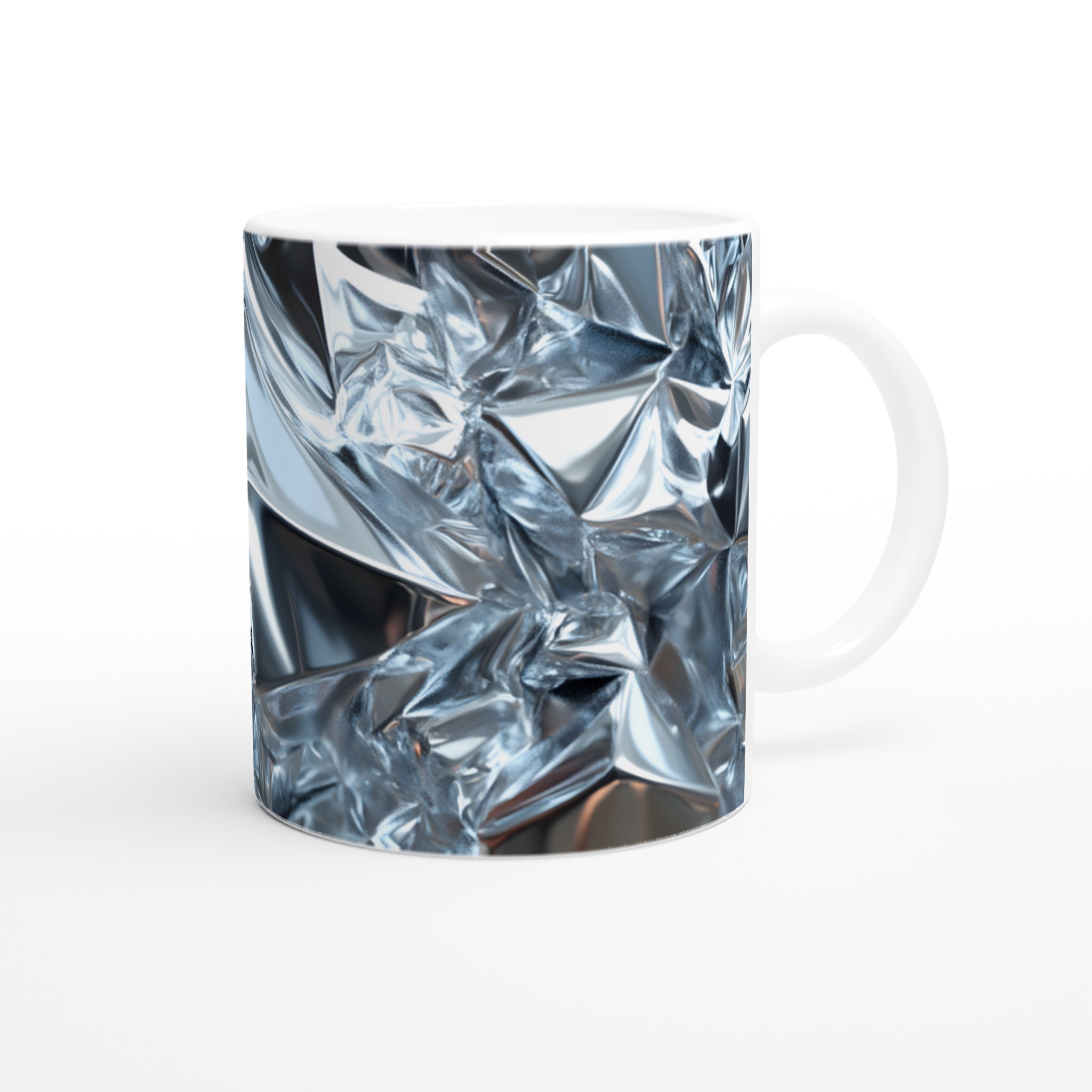Glänsande Silver Kaffe Mugg - 11oz Keramikmugg i Valfri Färg, Hållbar för Diskmaskin & Mikro 9 f5a76be1-6e76-4030-8225-d0c7ebe9b236