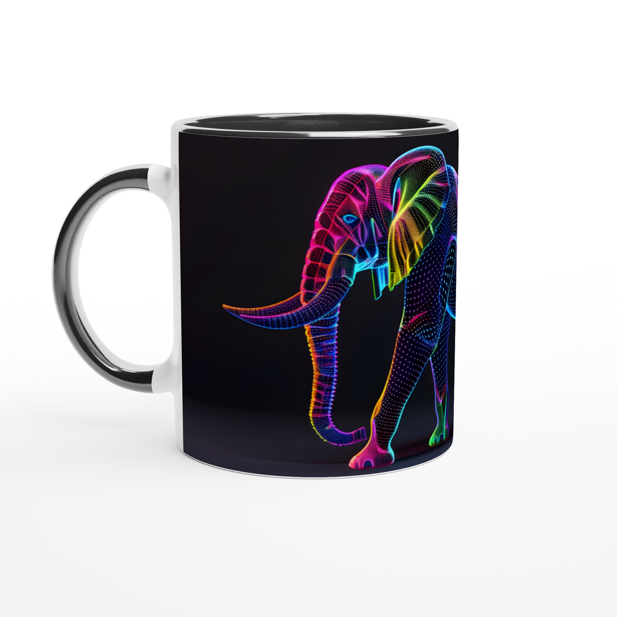 Neon Elefant Konstmugg - 11oz Keramikmugg i din valfria färg! 5 f5b673de-7f49-42f7-b255-bed6788bef2a