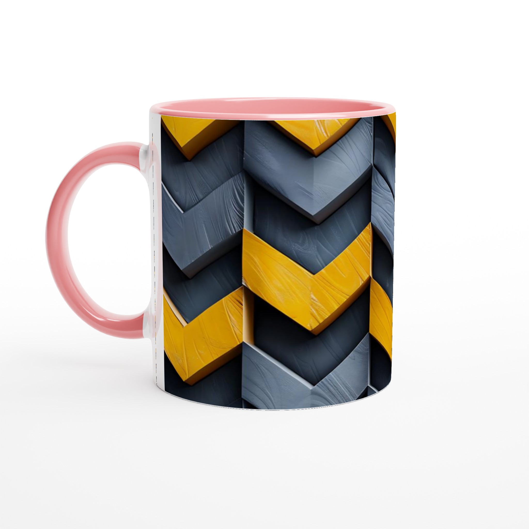Abstrakt Chevron Mugg - Moderna Linjer och Levande Färgval 6 f5beec4b-bddd-4b3d-a5be-ca0df1e81c10
