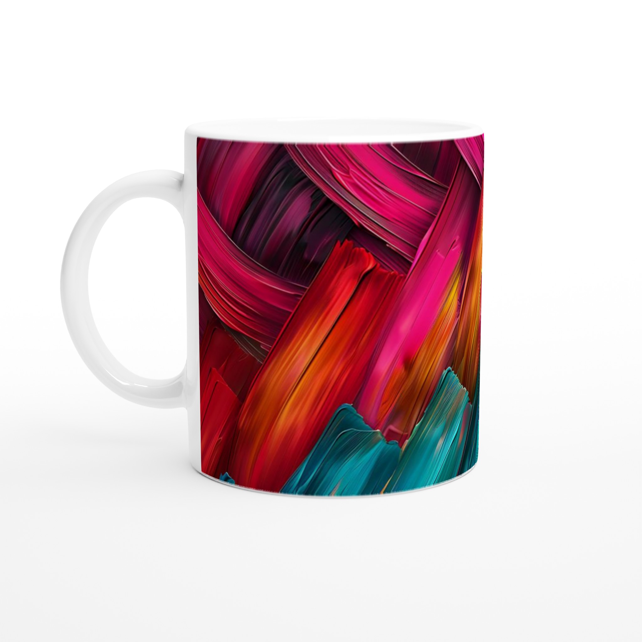 Vit 11oz keramisk mugg med levande färgexplosion – välj bland sju stilfulla nyanser 1 f5d09d65-3b36-4e82-a436-04abfd0ec634