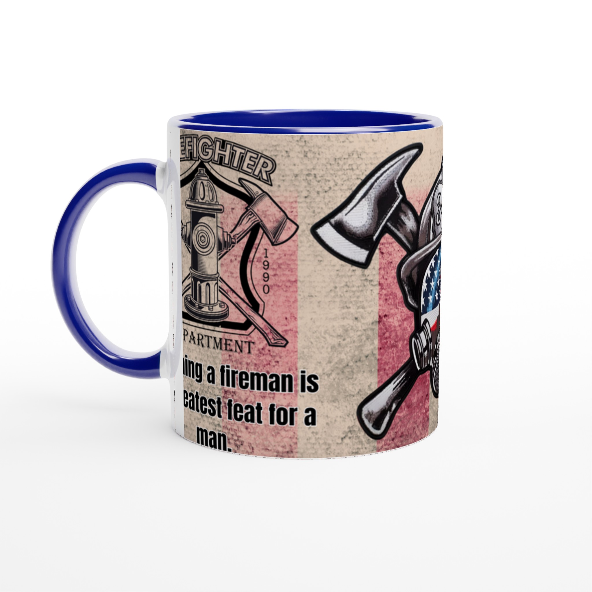 Vit 11oz keramisk mugg med eldsjäl-design – välj bland sju kraftfulla färger 2 f5d1df79-de41-49e2-860b-503d2eef8ade