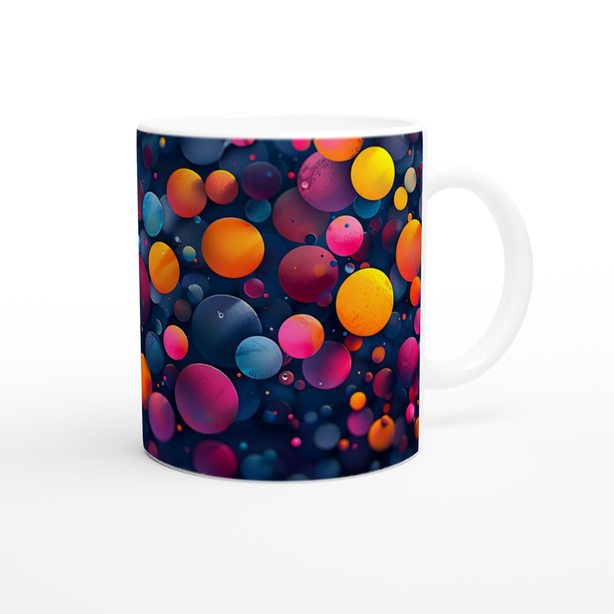 Abstrakt Bubbel Keramikmugg - 11oz Konstnärlig Kaffekopp i Flera Färger 9 f64ee98c-d9f7-4279-8420-404cf356c056