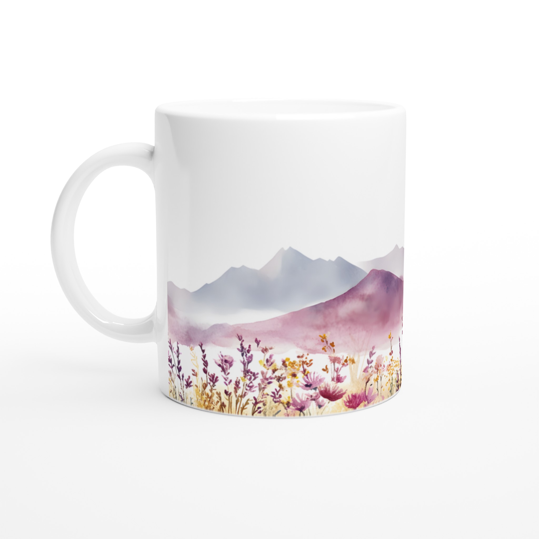 Akvarell Berg och Vildblommor Keramikmugg – En touch av lugn i din vardag 1 f67a7bc8-f57e-444c-af04-2b350624fe0e