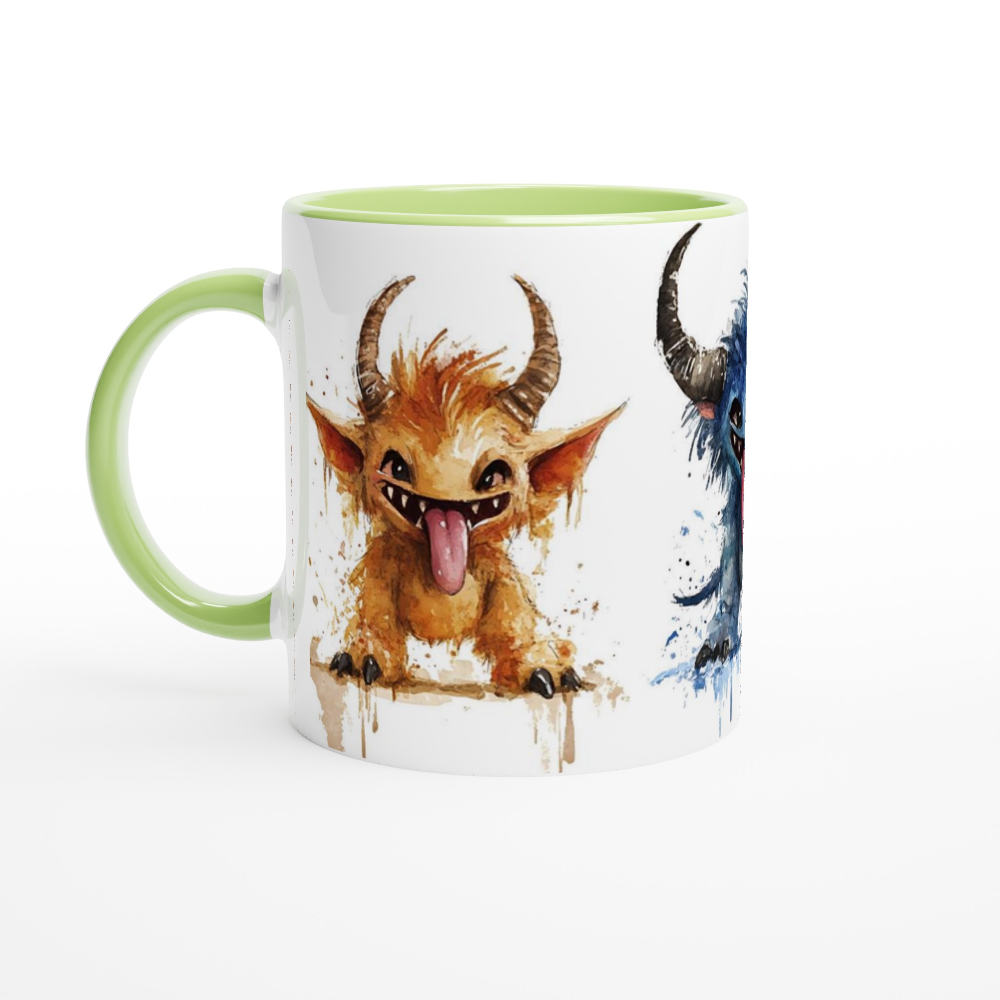 Lekfulla Monster Mugg – Charmiga Vattenfärgsvarelser i Valfri Färg, 11oz Keramisk Mugg 7 f67ae7d4-b6de-430d-a591-abd2dfaa6726