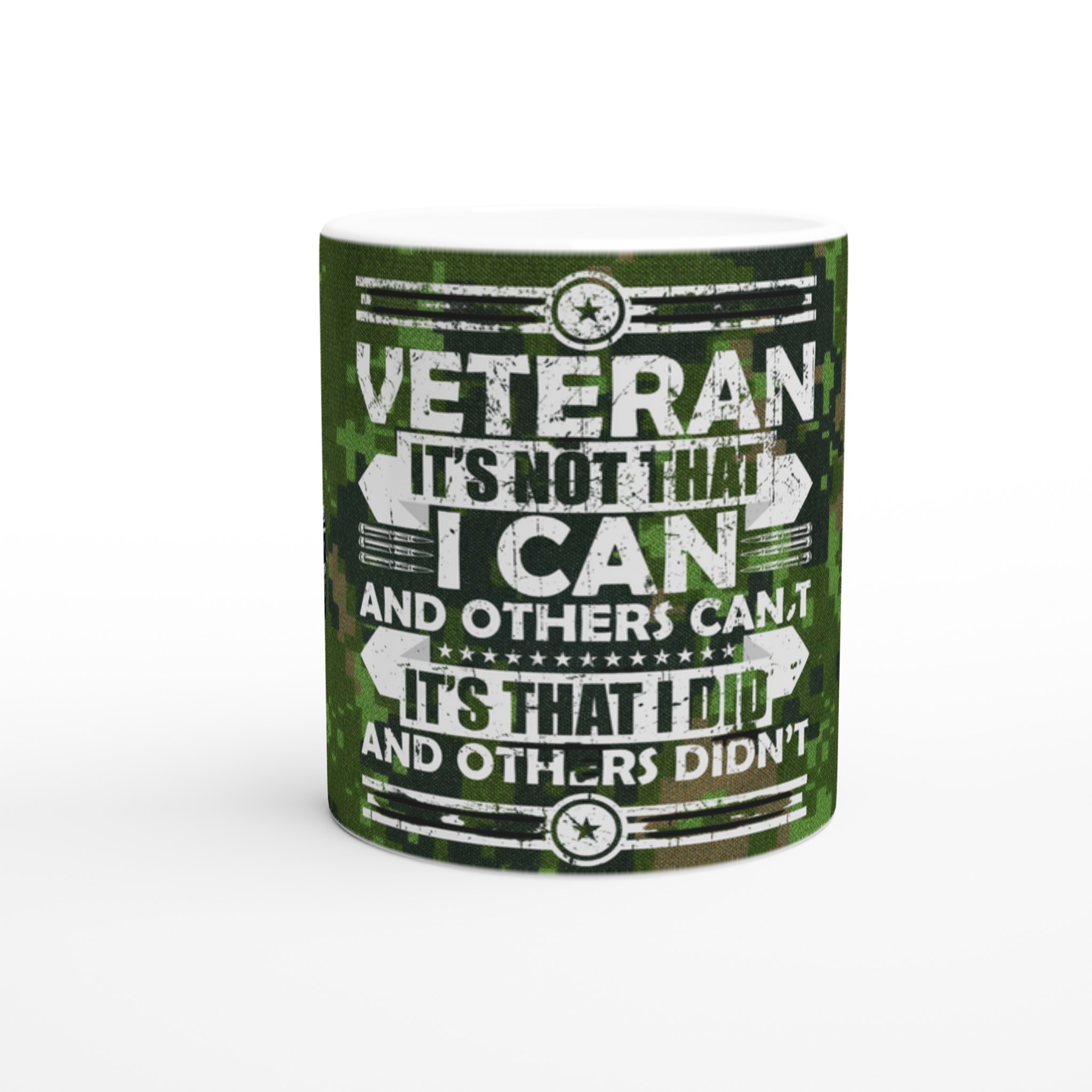 Veteran Inspirational 11oz Ceramic Mug – Bold Camouflage Style in Seven Colors 8 f697119f-a9f7-4cc9-a3ce-5d437a259606