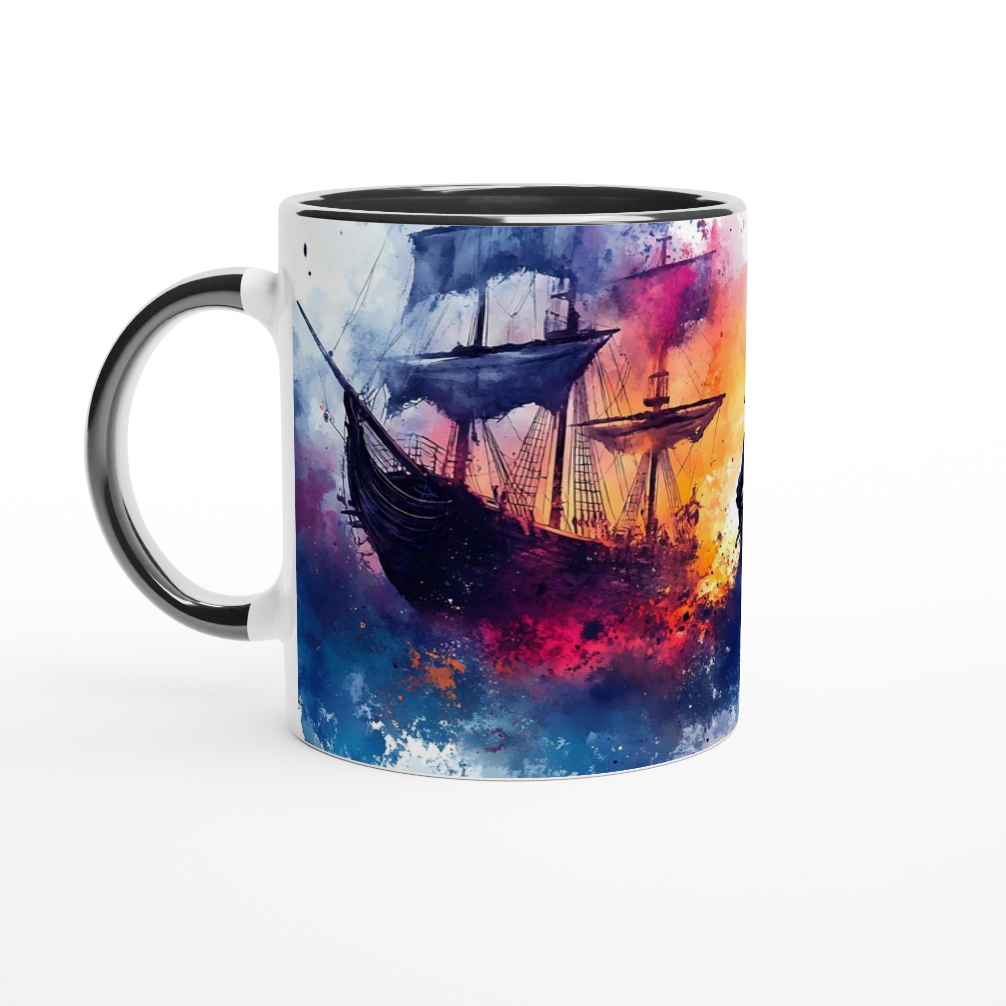 Pirate's Voyage Watercolor Mugg – Äventyrlig Keramikmugg i 7 Fantastiska Färger 4 f6d9767a-5509-4249-842d-305378b99bcc