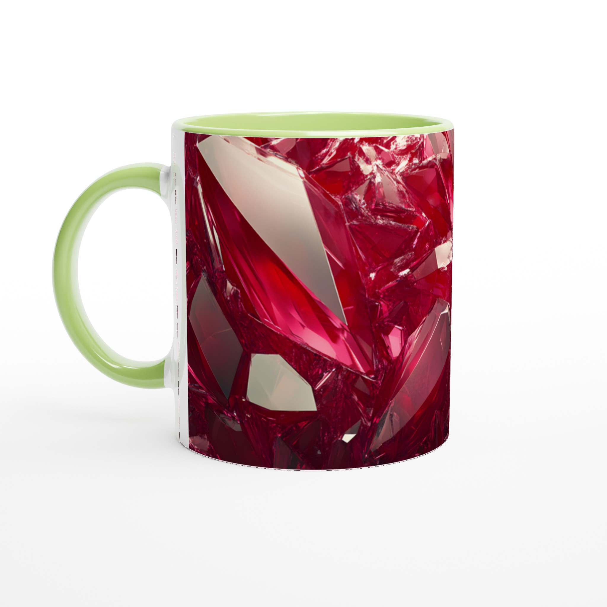 Rubinröd Kristallmugg – 11oz Keramikmugg för kaffe, te eller varm choklad – Välj din favoritfärg! 7 f70ab211-9c26-4072-b605-889ef5731064