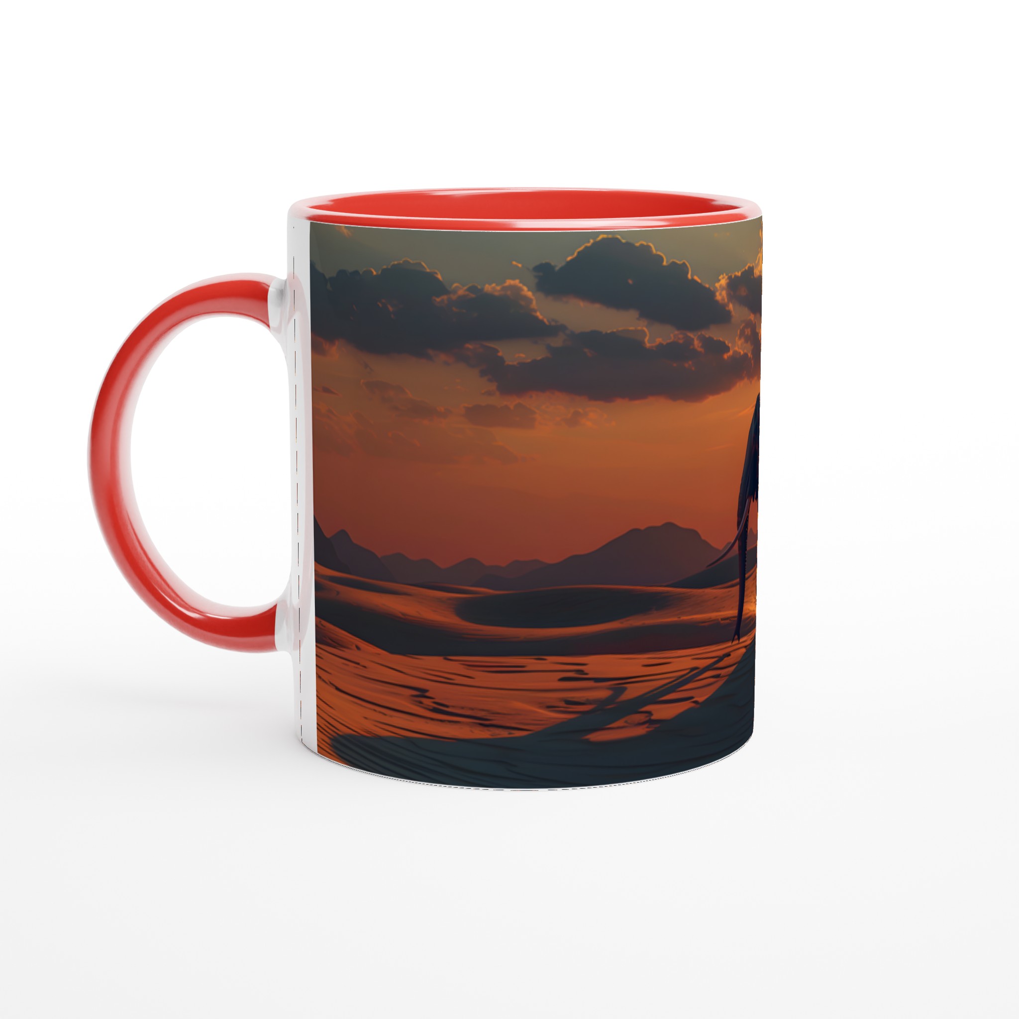 Majestätisk Elefant Solnedgång Mugg – 11 oz Keramisk Mugg i Valfri Färg för Äventyrsälskare 5 f715bd31-cf91-463b-a260-05466c21720f