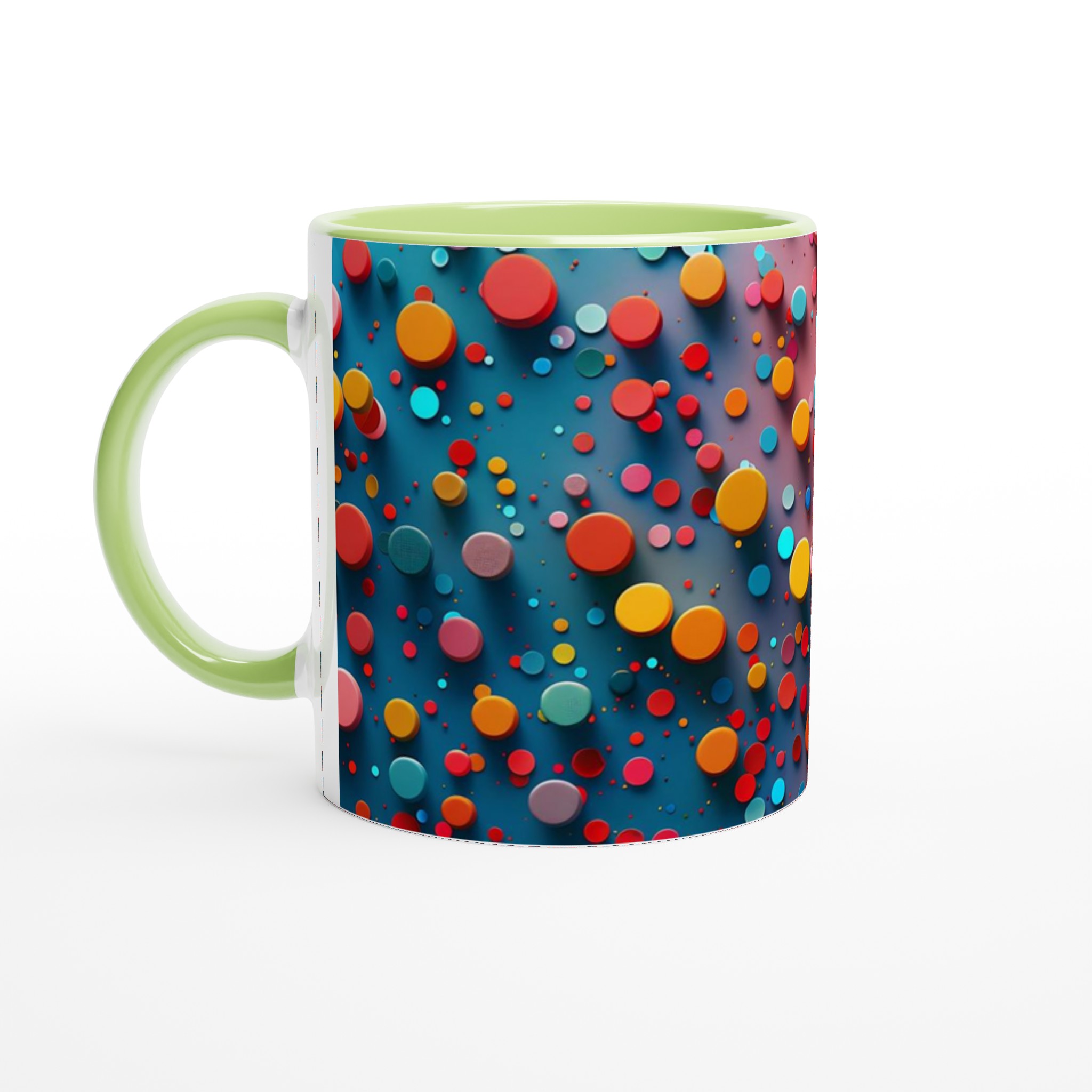 Färgglad Konfetti Mugg – 11oz Keramisk Kaffekopp för Färgstarka Dagar – Välj din Favoritfärg! 7 f71a32d3-7cce-4d61-8c2c-5c073ad44565