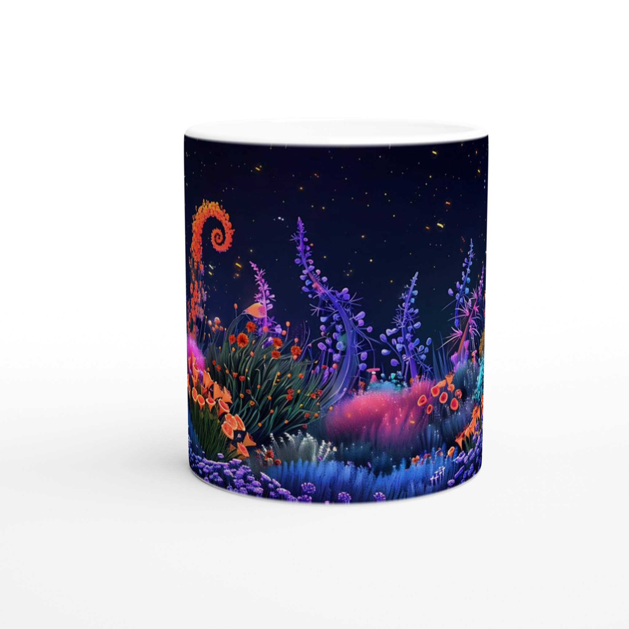Magisk Nattblommor 11oz Keramikmugg – Drömsk Design i Färgstarka Nyanser 8 f71d08ac-4563-4b8b-9ba6-9bc4672ffb07
