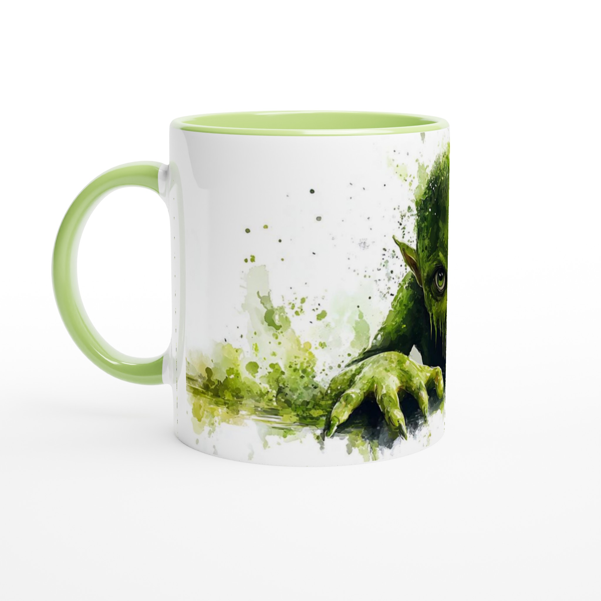 Sleazy Zombie Watercolor Mugg – 11oz Keramisk Mugg för Skräckfantaster – Välj Din Färg! 7 f734bae3-dcc5-4092-a558-d604944a7c76