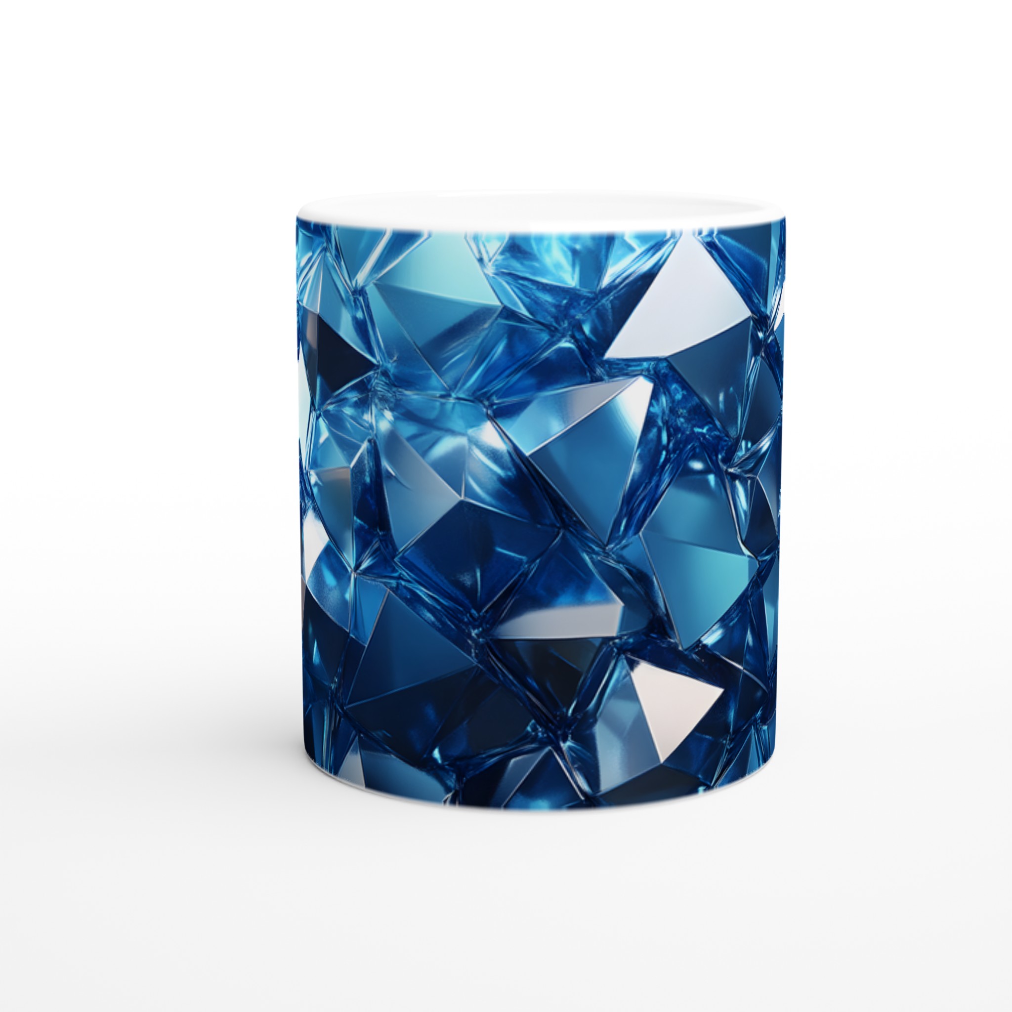Glänsande Blå Diamantmugg - 11oz Keramikmugg i Valfri Färg för En Gnistrande Vardag 8 f7a2a67c-377a-42b7-9b54-dd41b73763ff