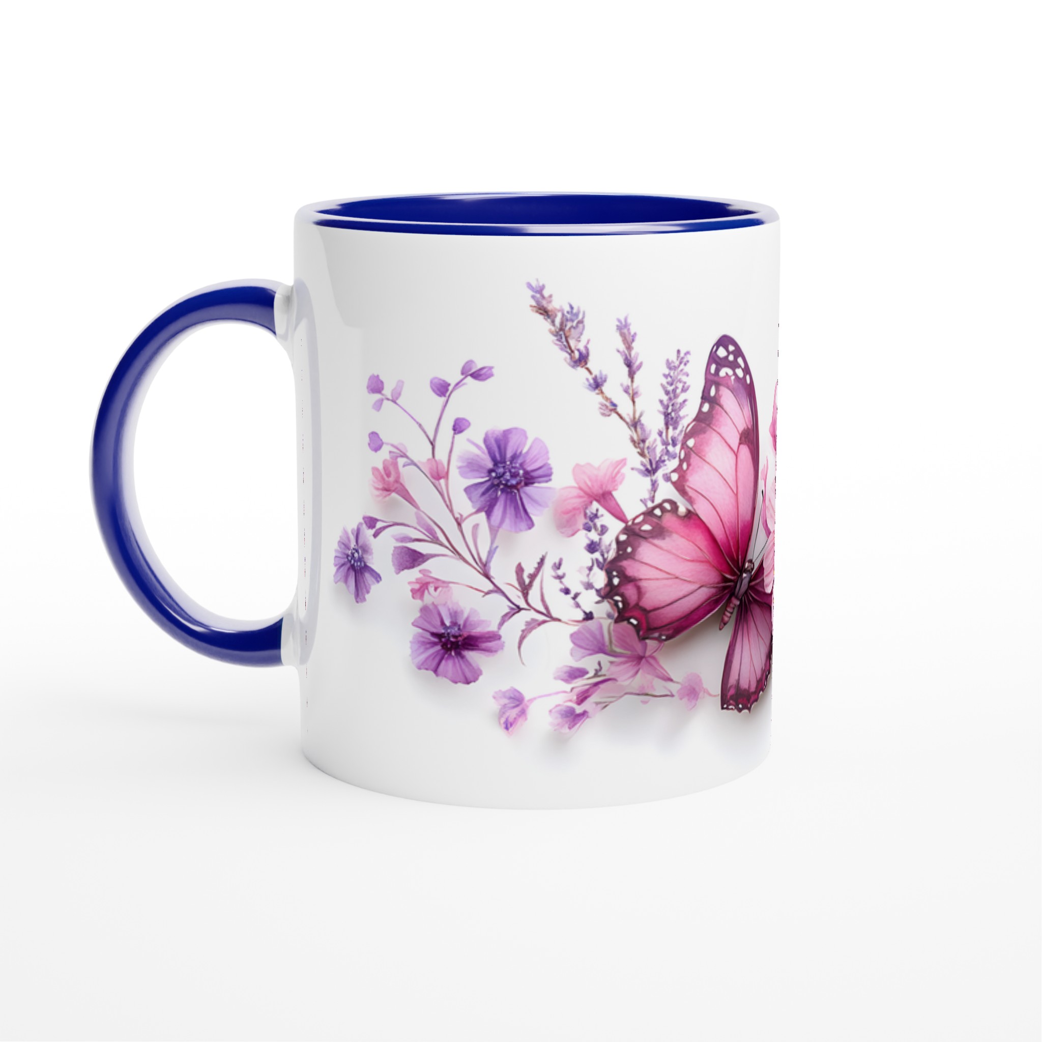 Fjäril & Blommor Keramisk Mugg – Dröm Dig Bort i Lila & Rosa Toner, Välj Din Färg! 2 f7c6e6ba-784c-4ae3-8708-d207fca7f143