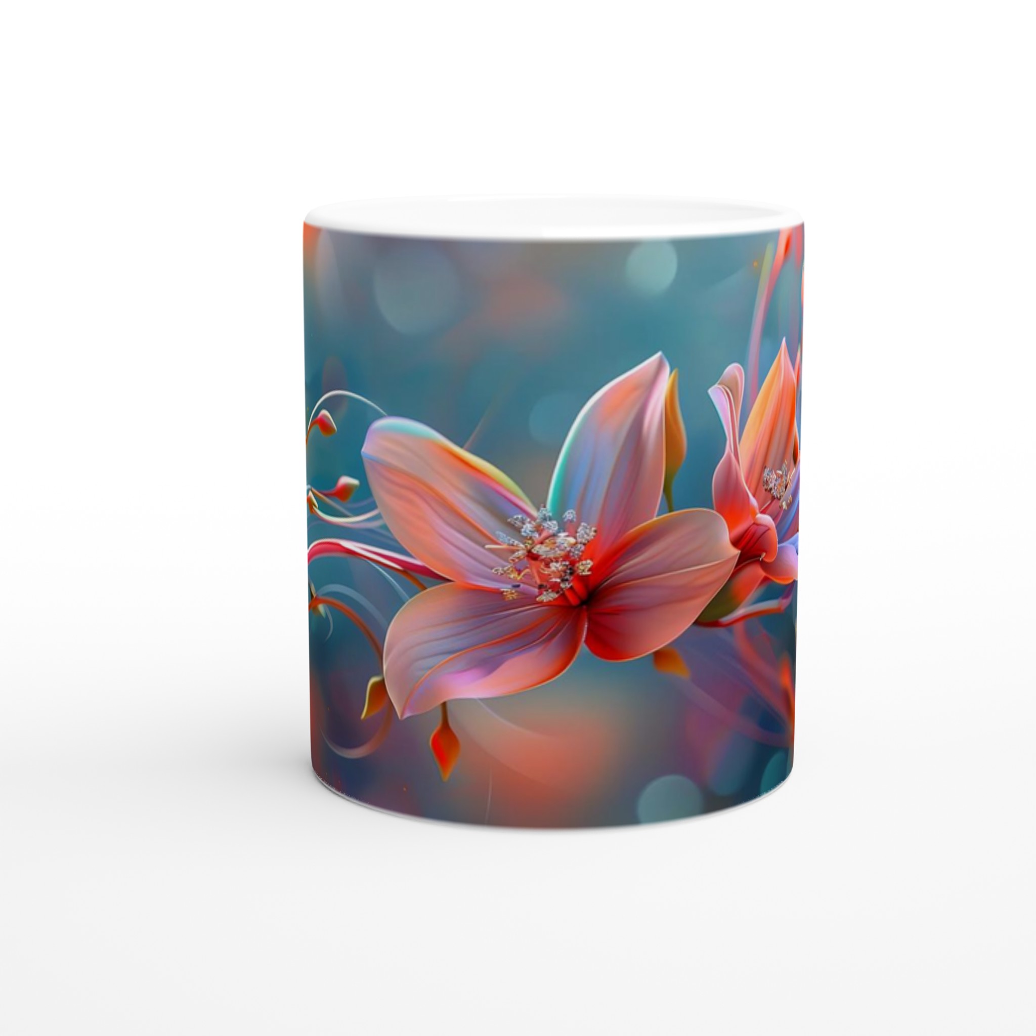 Förtrollande Blomsterdröm 11oz Keramisk Mugg – Konstfull Design i Levande Färger 9 f7c881d3-f82c-4030-b483-a26fea3d1be0