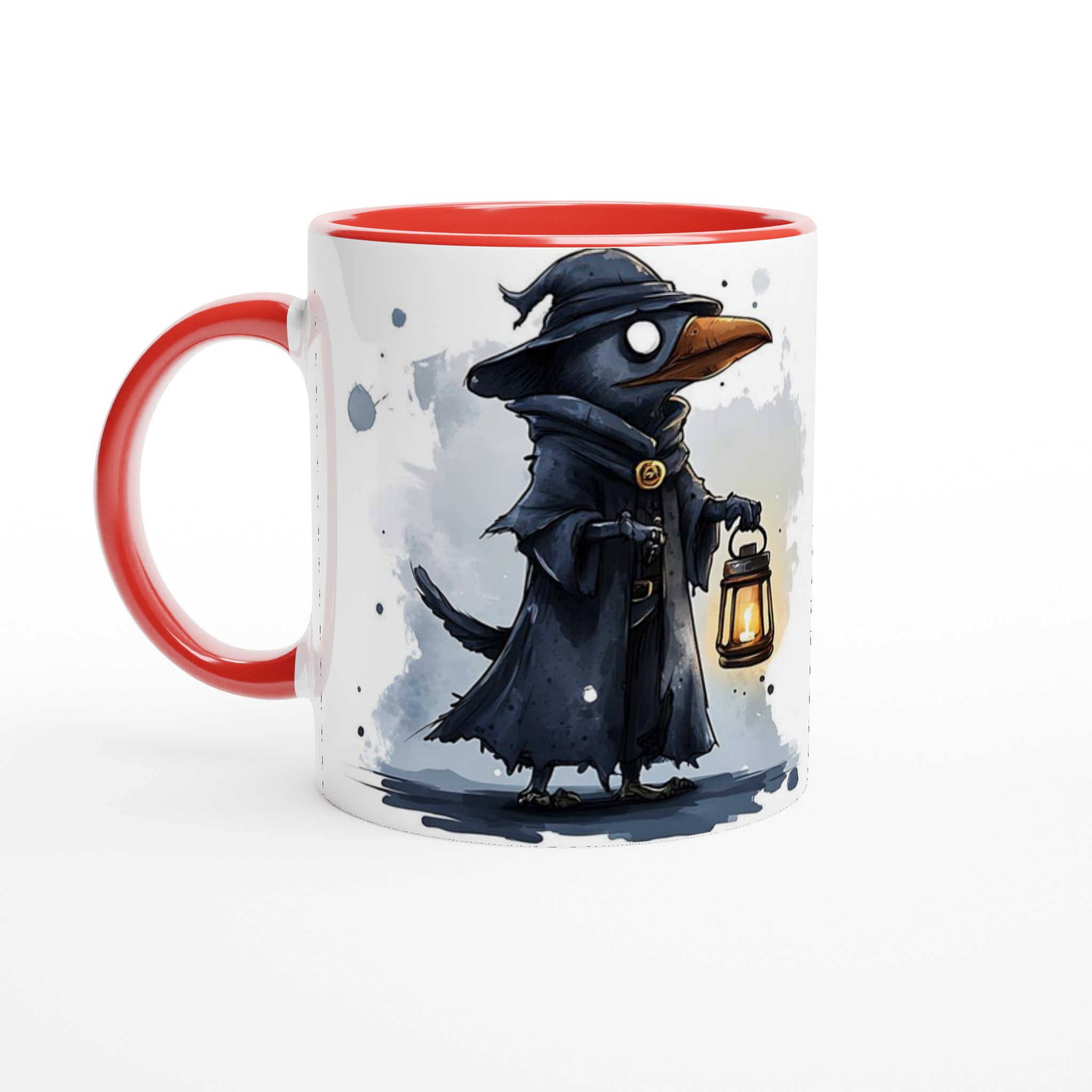 Mörk Magiker Kråka – Mysig 11oz Keramikmugg i 7 Färger för Fantasifulla Drycker 5 f7d685fc-3816-45c4-9ff6-ec6f447b6060